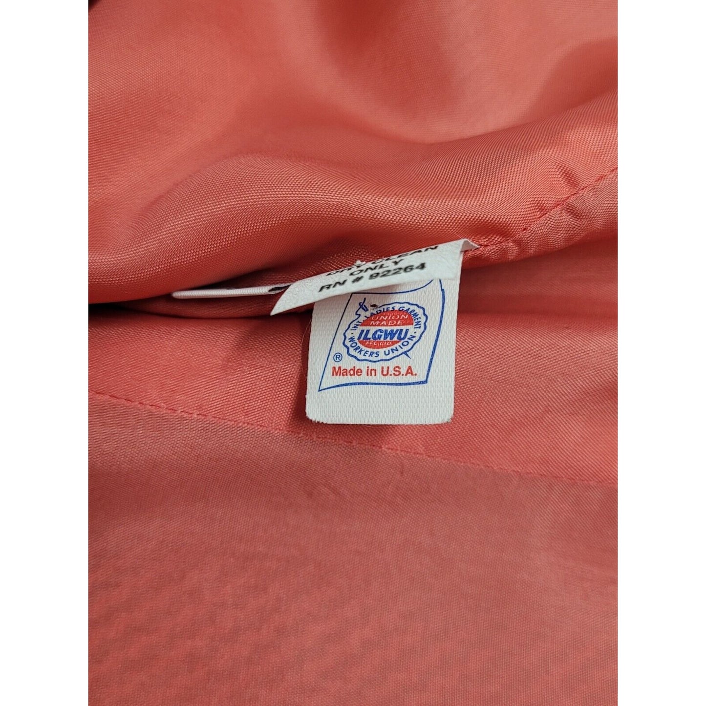 VTG PSI 100% Wool Pink Black Skirt Suit USA 8