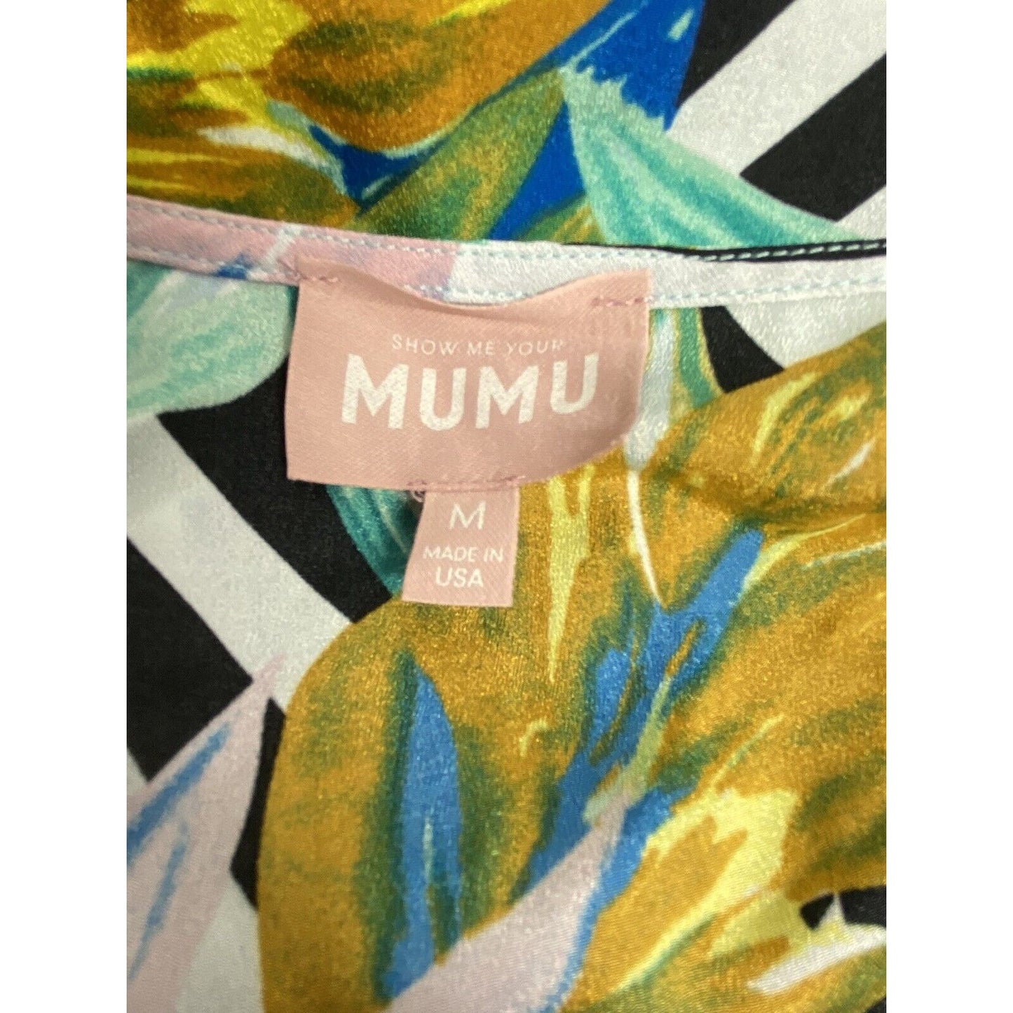 Show Me Your Mumu Floral Caroline Maxi Dress Pockets Adjustable Straps M Medium