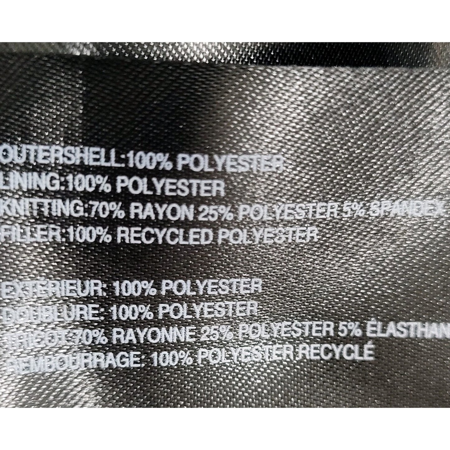 Bernardo Black Eco Plume Soft Light Recycled Bottle Insulated Hooded Vest Small