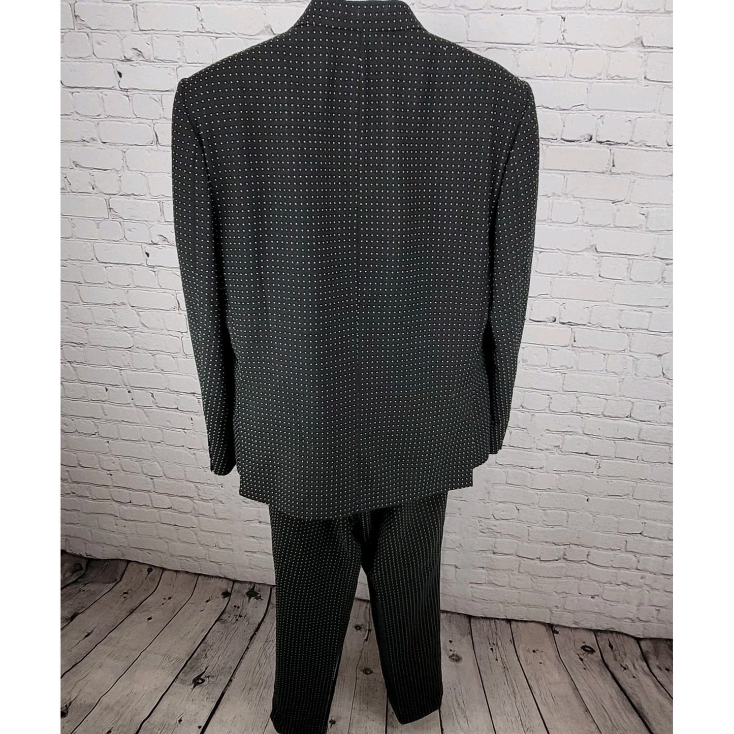 Artful Gentleman San Francisco By Design Polka Dot 3 Piece Suit 42 Pants 36x32