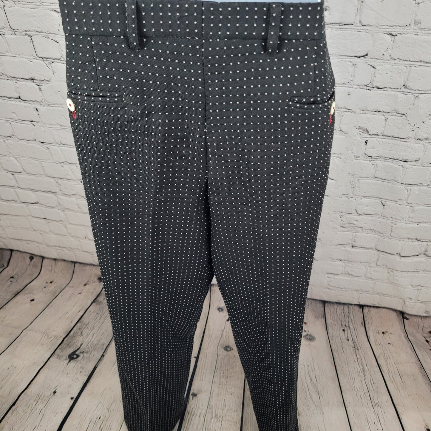 Artful Gentleman San Francisco By Design Polka Dot 3 Piece Suit 42 Pants 36x32