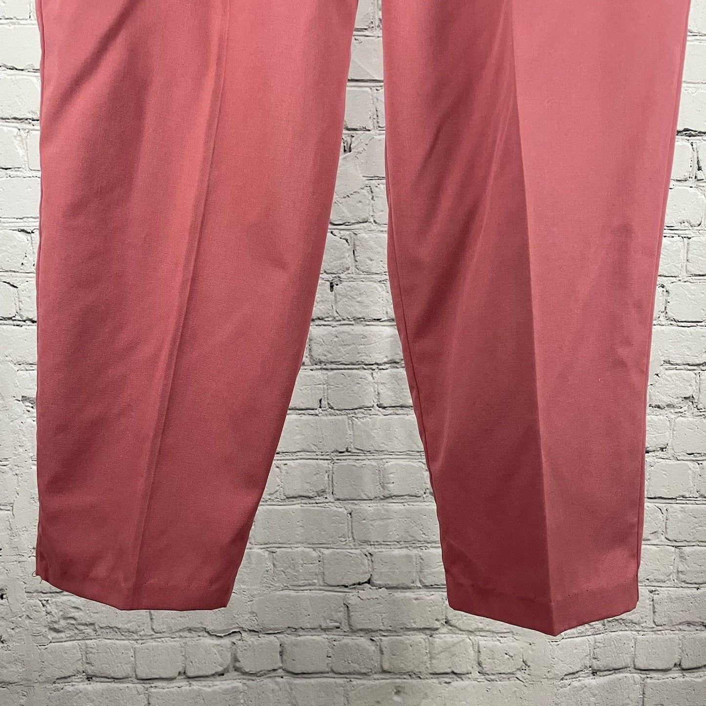 VTG NWT Season Ticket Pink Elastic Waist High Rise USA Pants Size 18 (30x29)