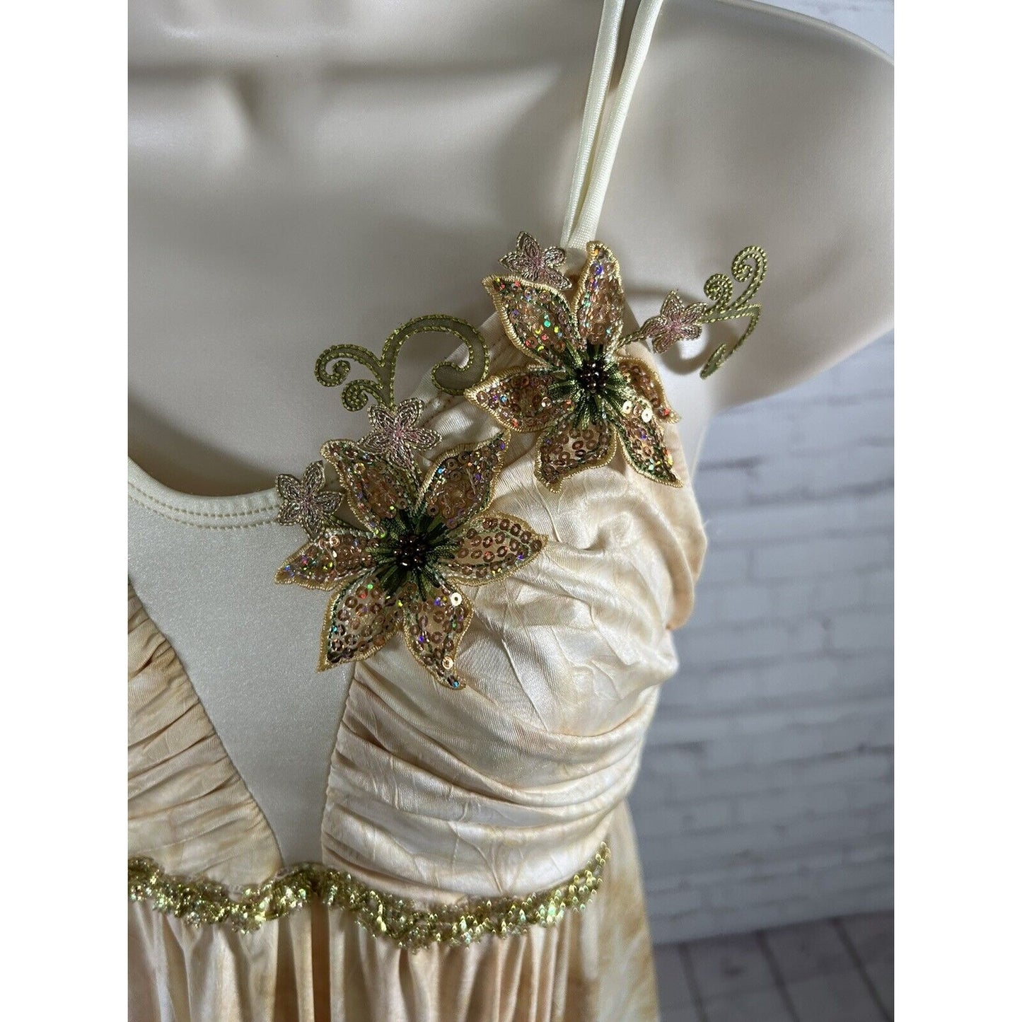 Curtain Call Dance Recital Competition Dress Costume Beaded Size AME