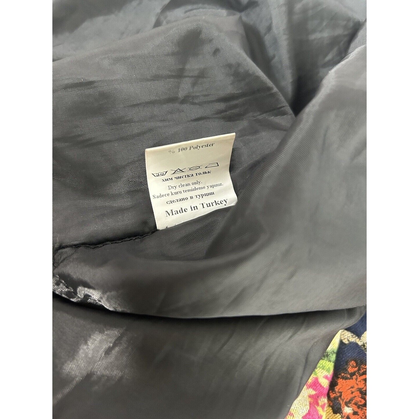 Green World Fashion Floral Pleated Lined Knee Length A Line Skirt Women’s L