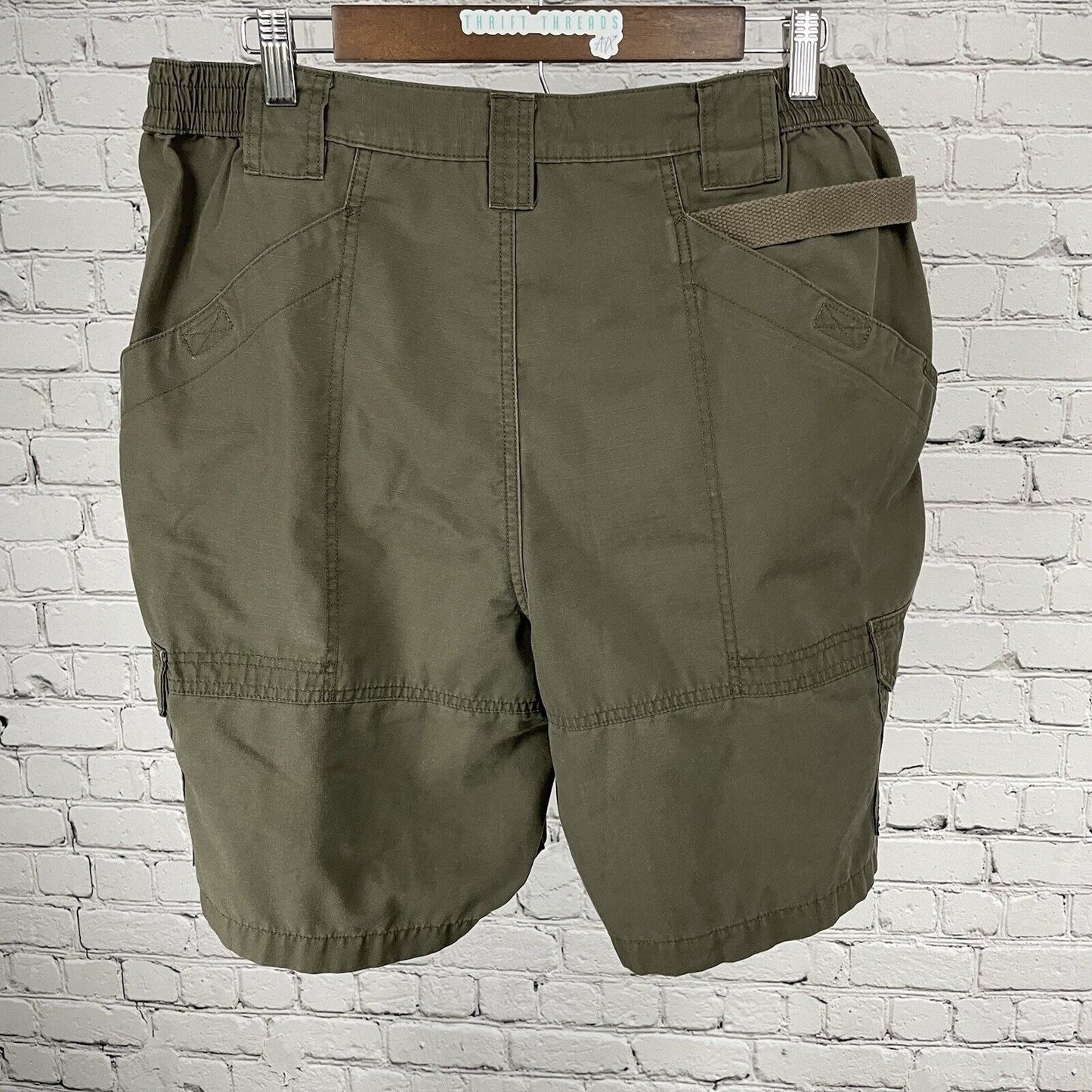 5.11 Tactical Series Green Cargo Pocket Elastic Waist Shorts Size US 38 (35x8.5)