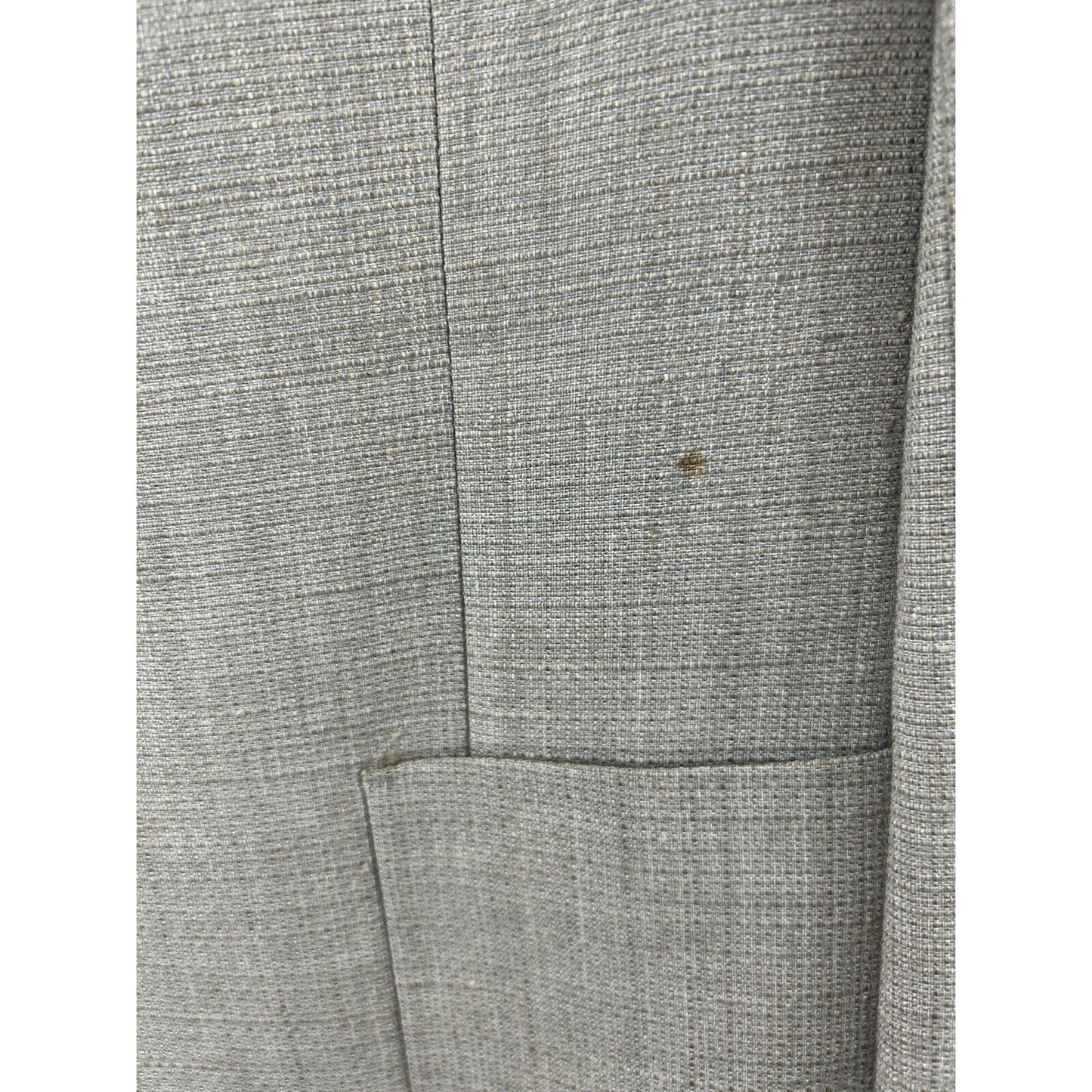 VTG Hurwitz 2 Button Single Vent Green Collar Textured Silk Mens Jacket Size 39