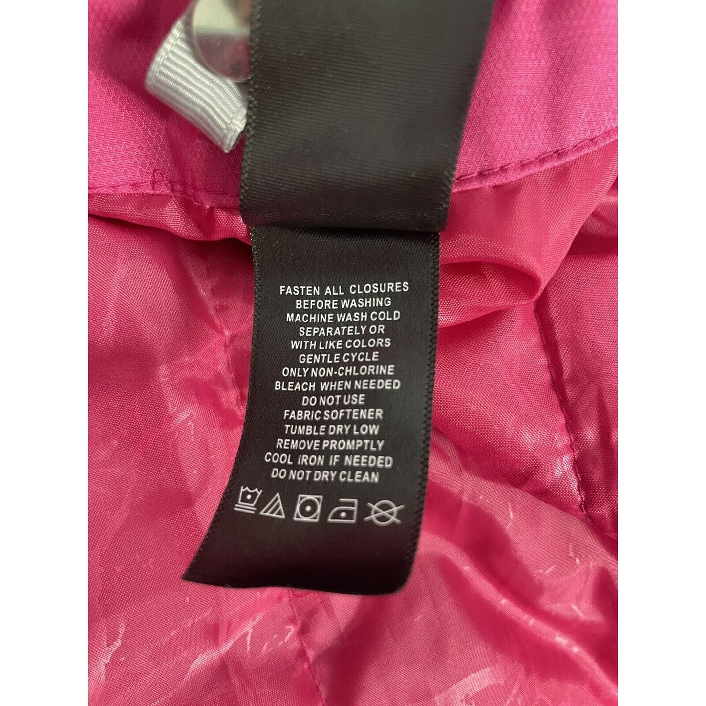 Gerry Grey Black Ski Snow Color Block Faux Fur Hooded Jacket Girls Size M Medium