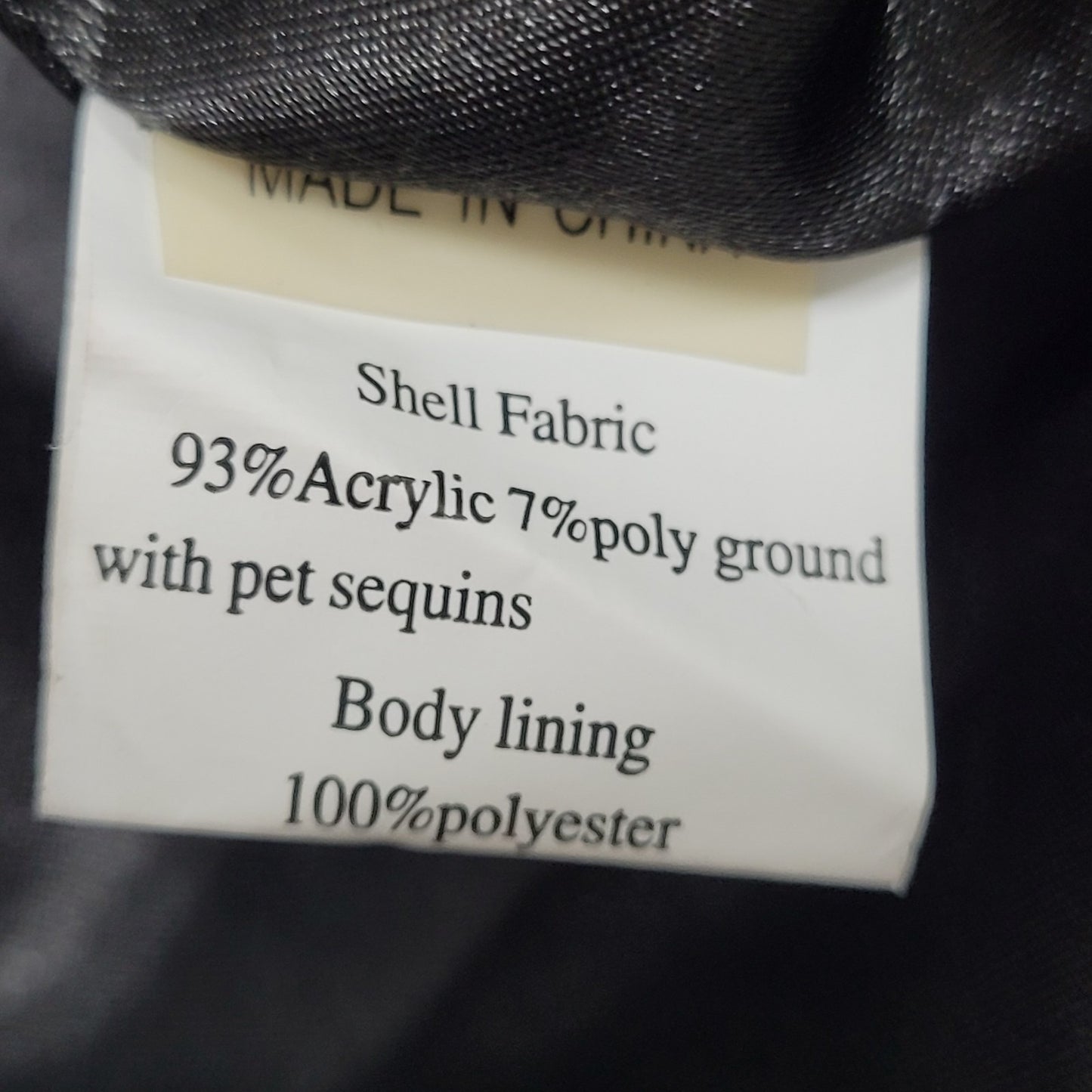 Stevie Mac New York Grey Faux Fur Sequin Pockets Snap Lined Over Coat Size 10