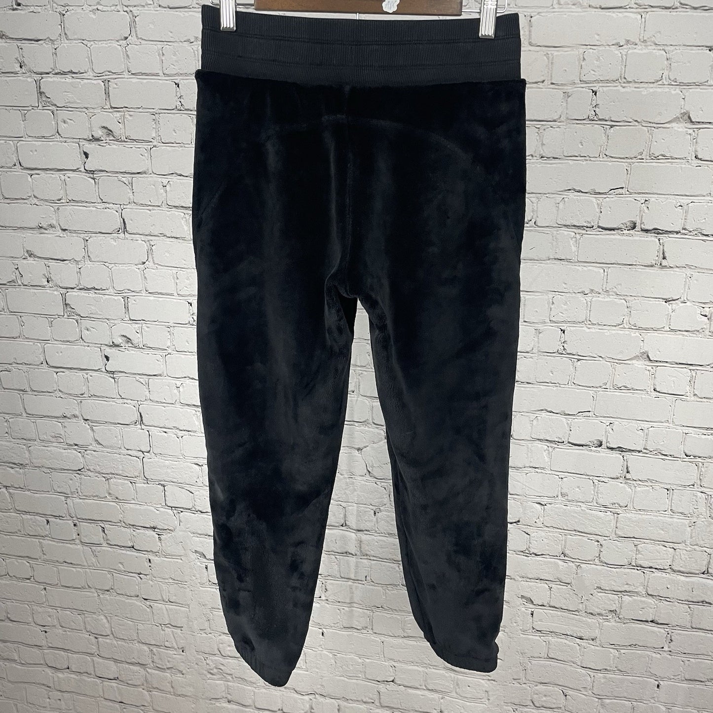 Athleta Black Double Cozy Karma Jogger Soft Plush Sweatpants Size XS (27x26)