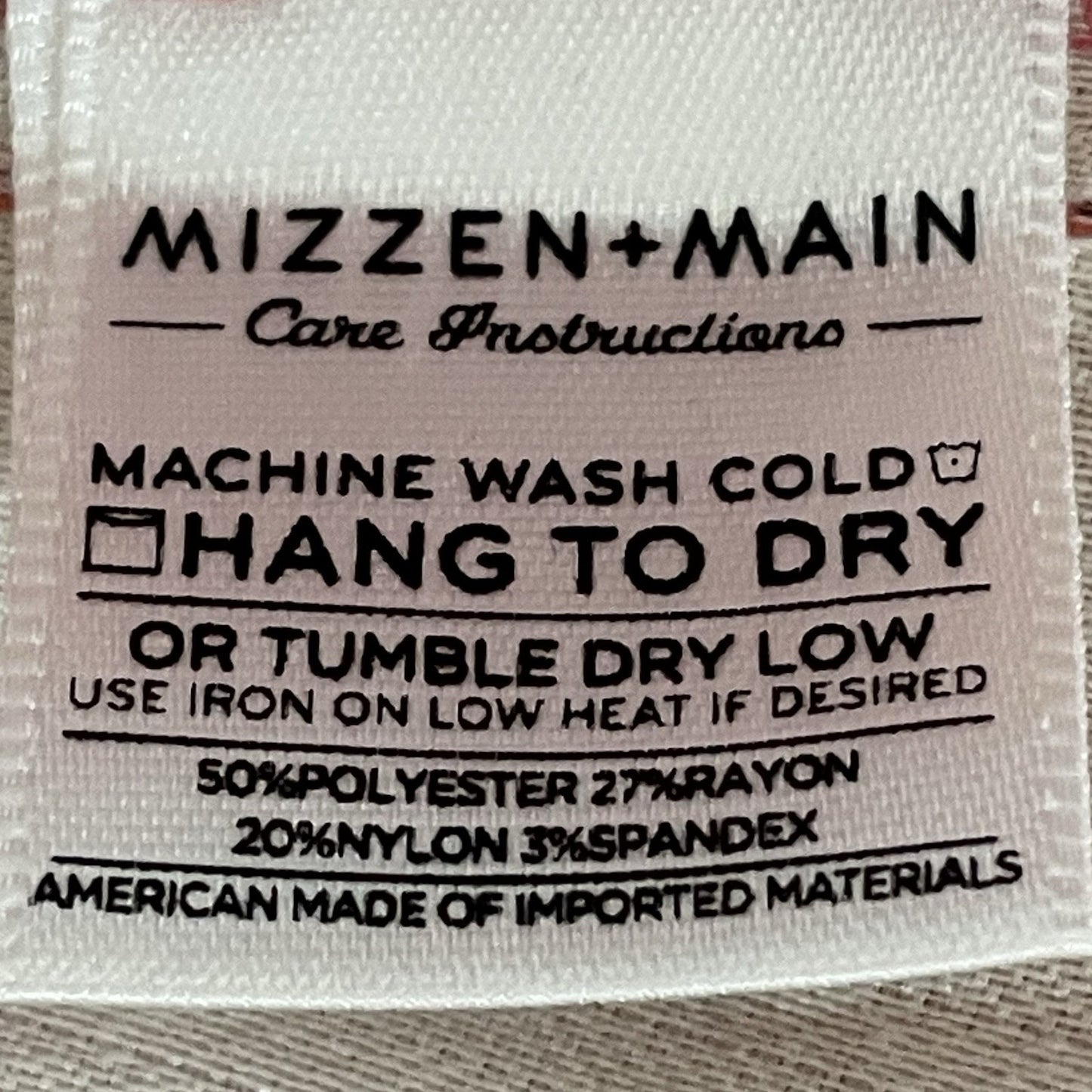 Mizzen+Main Red Pink Lightweight Stretch Chino Golf Shorts USA Size 38 (38x9)