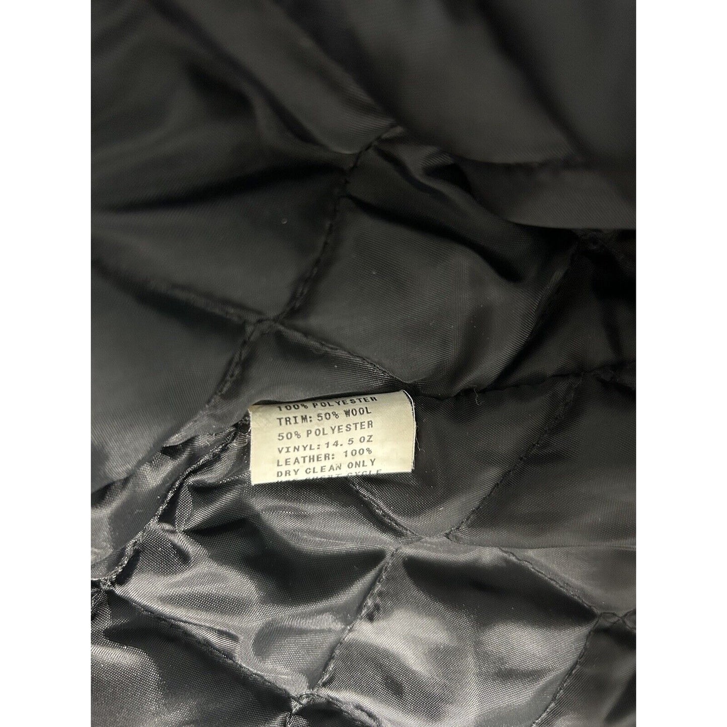 Neff Gray Maroon Wool Blend Leather Quilted Lining Letterman Varsity Jacket L