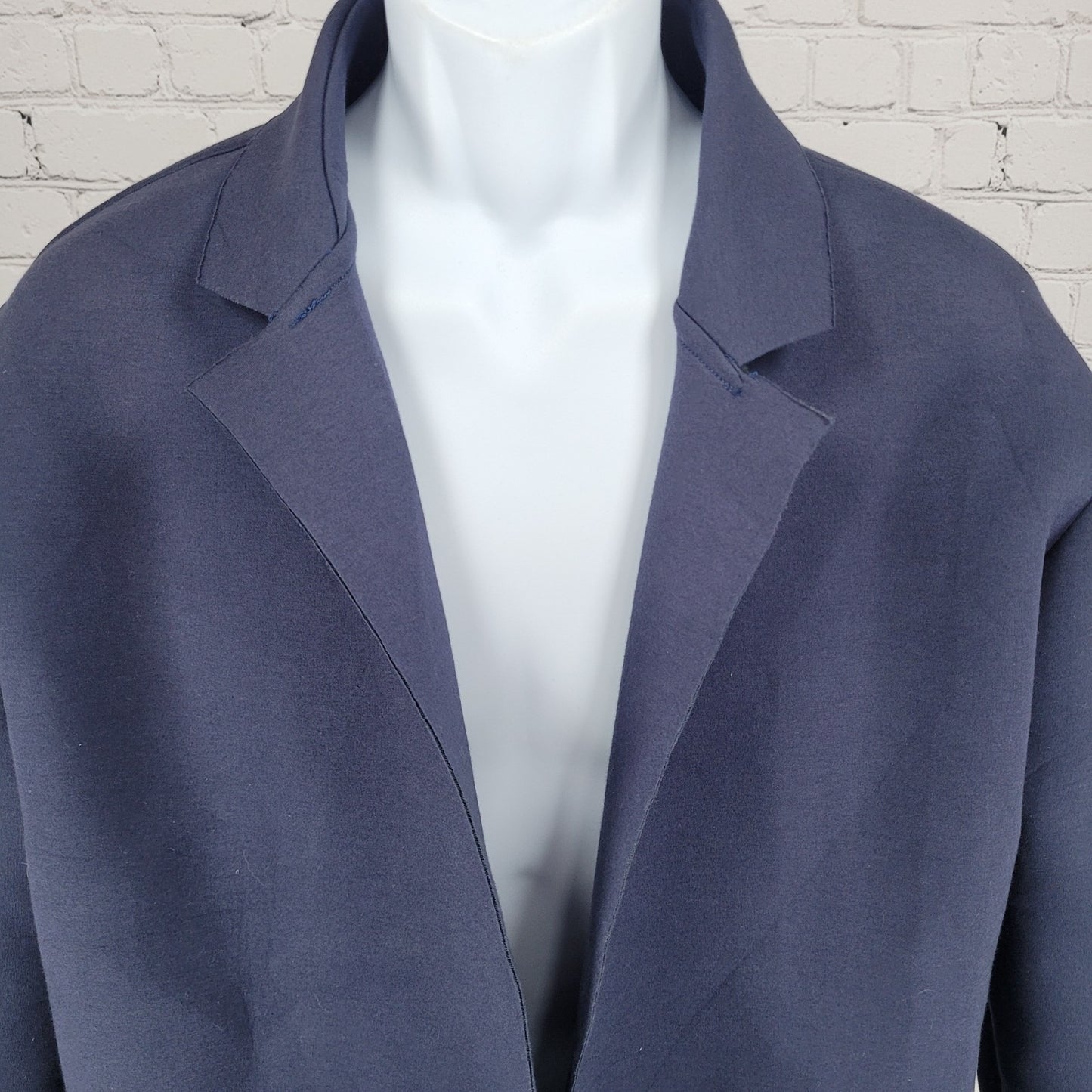 NWT Major Threads Blue Maston Short Coat Lightweight Raw Cut USA Made Size XL