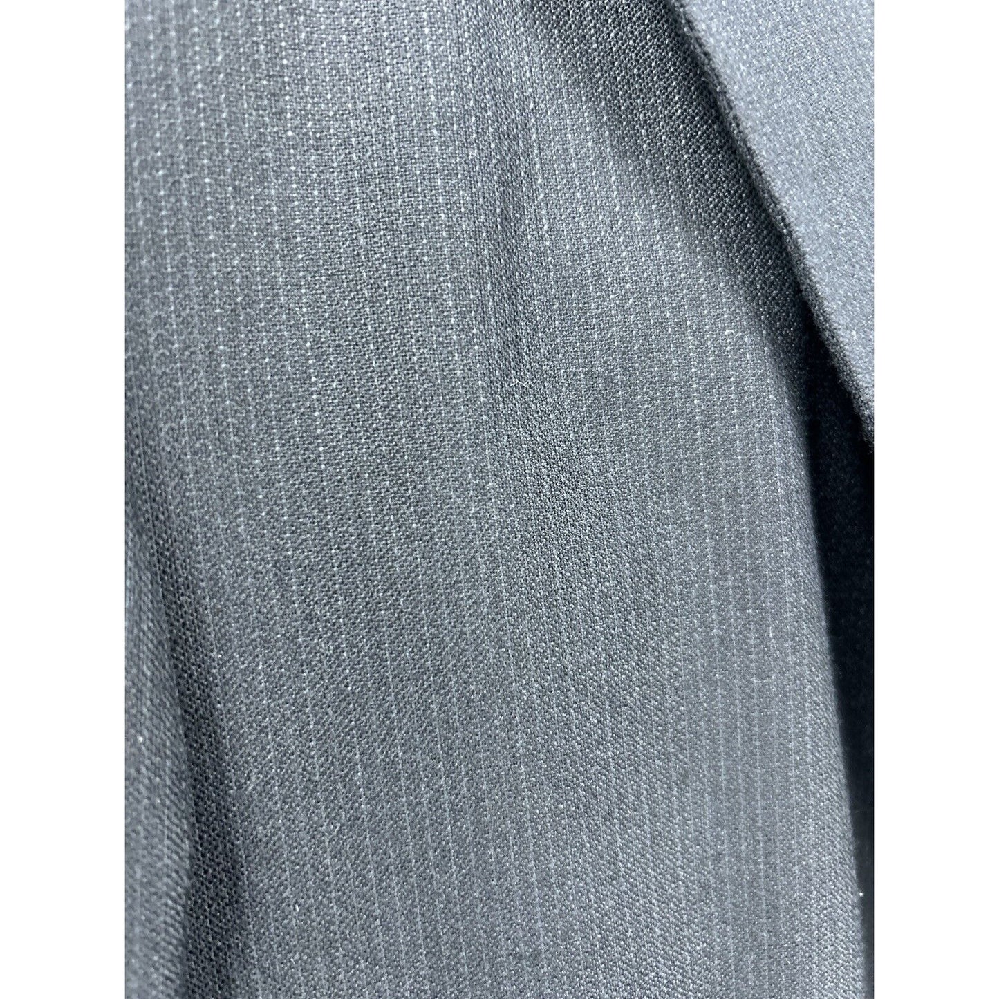 Barrington Dark Blue Pinstripe Two Button Collared Ventless Blazer Size 46L