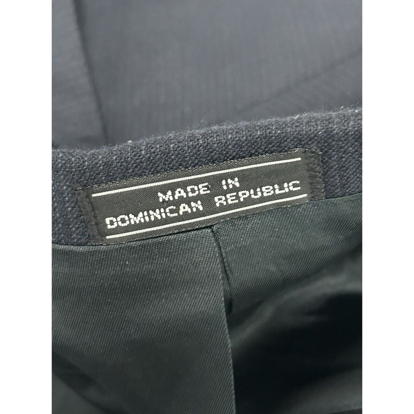 Barrington Dark Blue Pinstripe Two Button Collared Ventless Blazer Size 46L