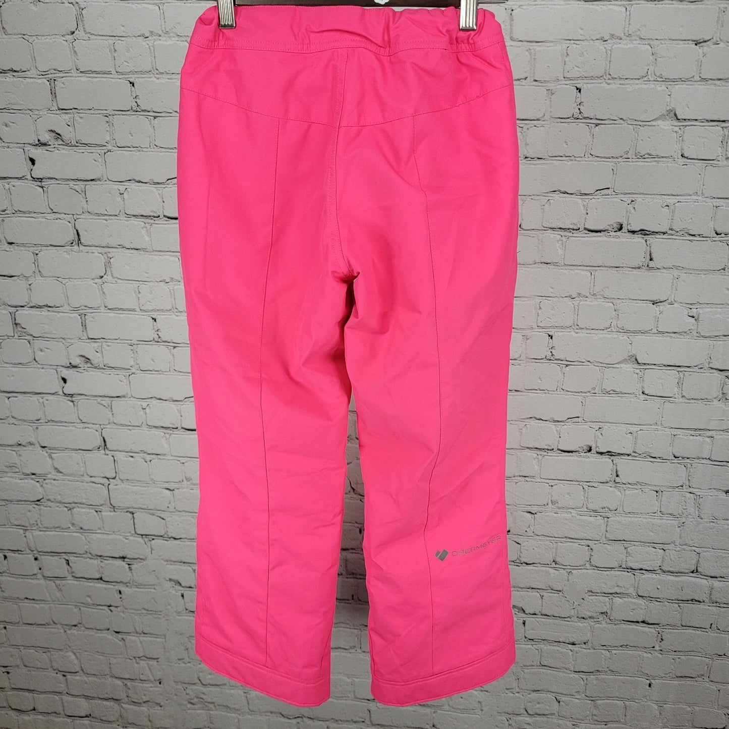 Obermeyer Pink Extended Wear System Adjustable Waist Snow Ski Pants Size M 10-12