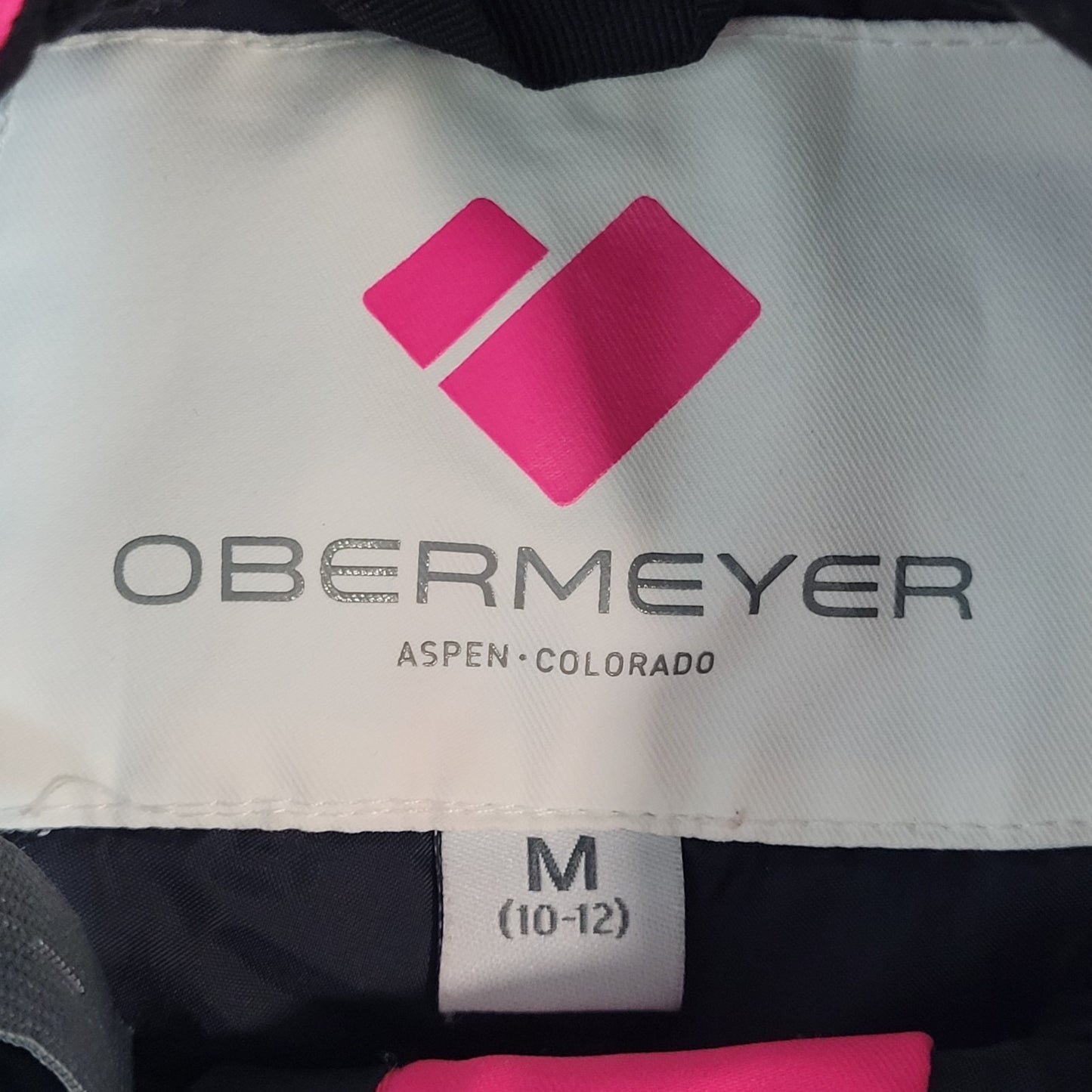 Obermeyer Pink Extended Wear System Adjustable Waist Snow Ski Pants Size M 10-12