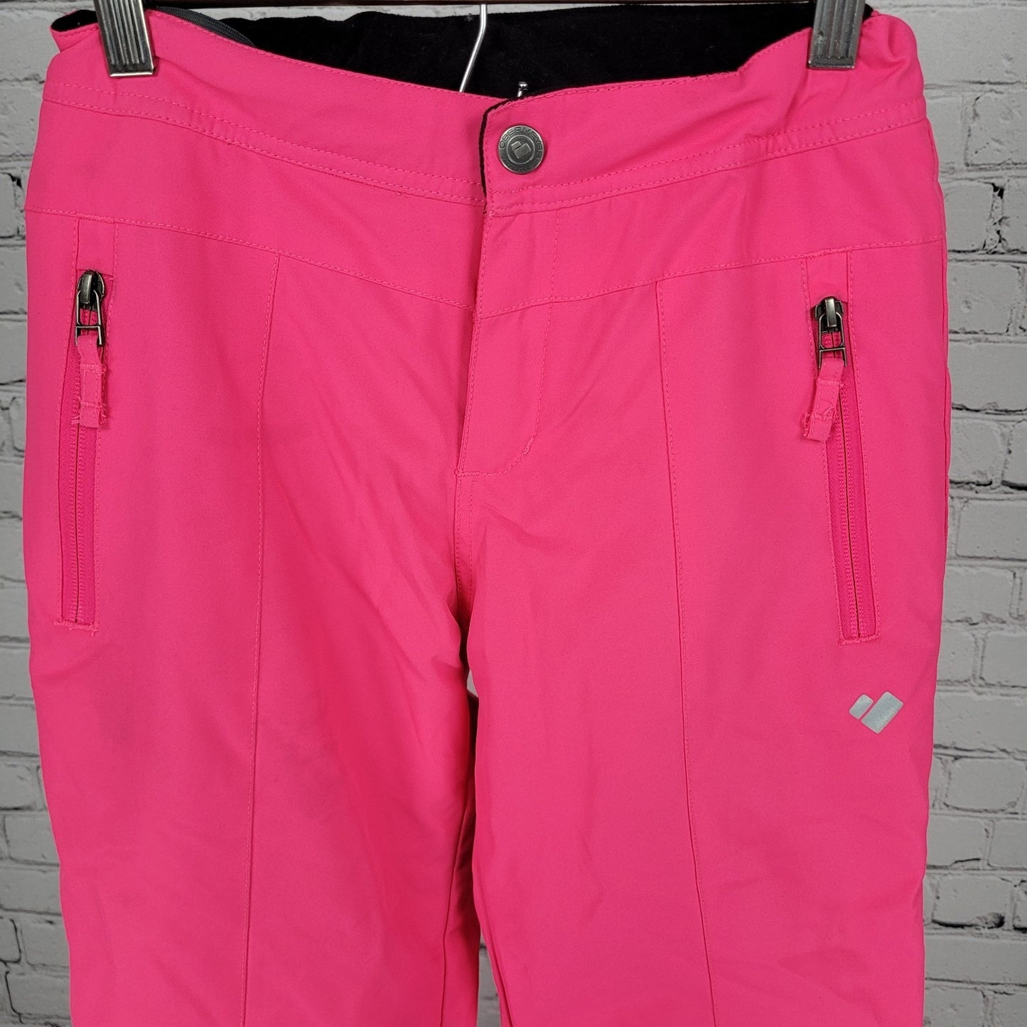 Obermeyer Pink Extended Wear System Adjustable Waist Snow Ski Pants Size M 10-12