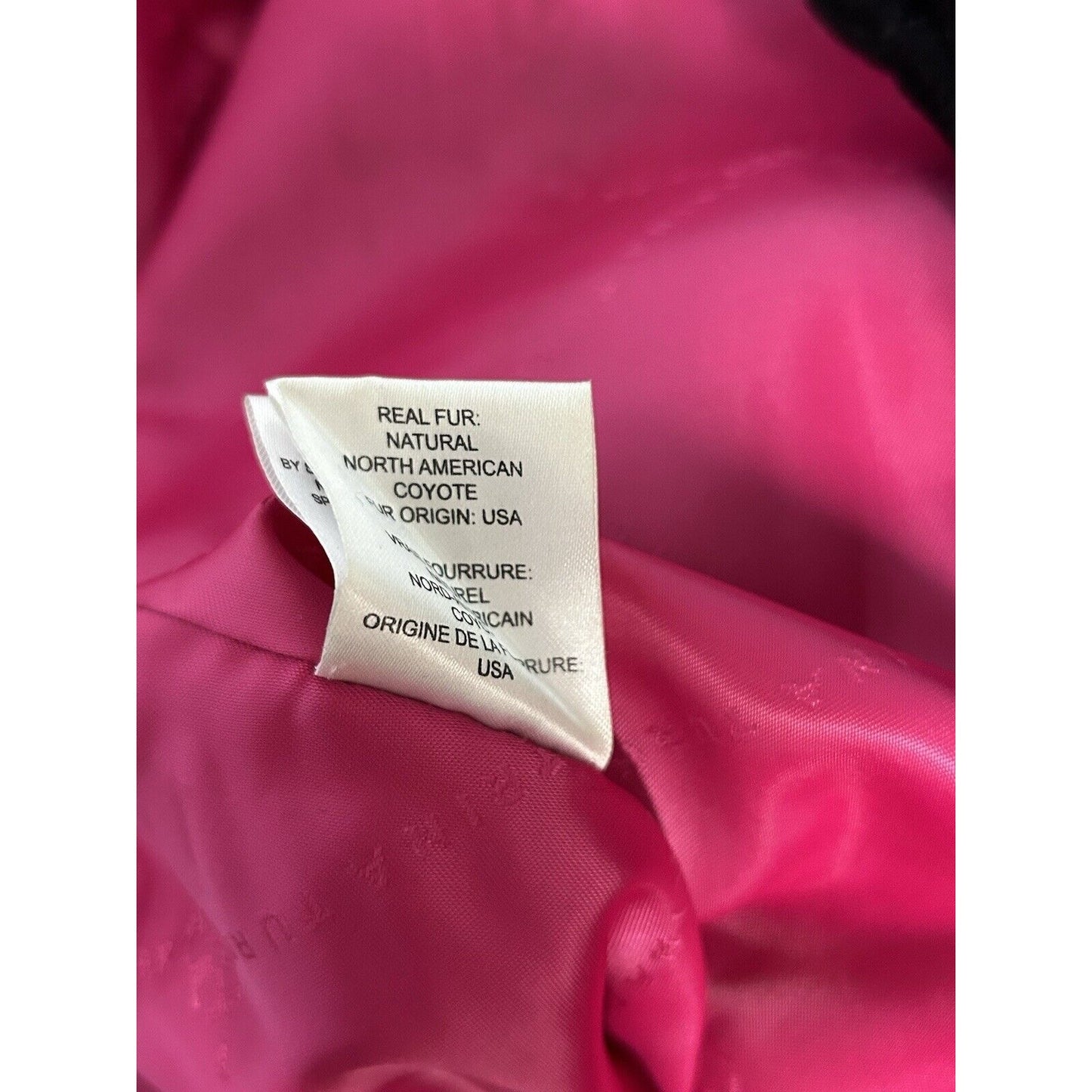 Trina Turk Wool Blend Full Zip Buckle Snap Close Coyote Fur Lined Hood Coat 6