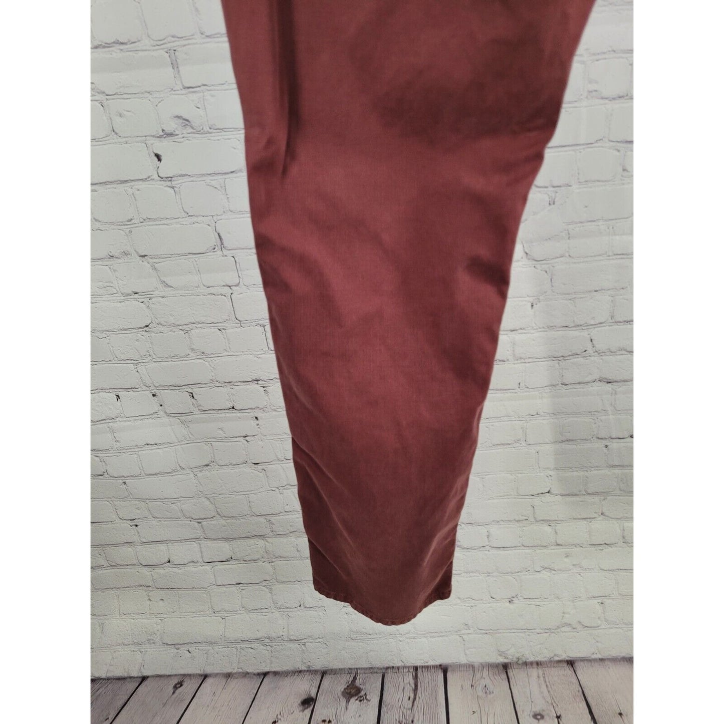 Bonobos Maroon Purple Corduroy Straight Leg Jeans Pants 36 X 32