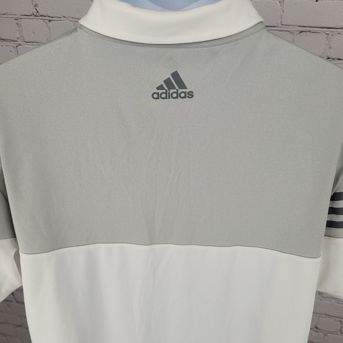 Adidas Golf Atlanta Motor Speedway White Lightweight Polo Shirt Size Large L