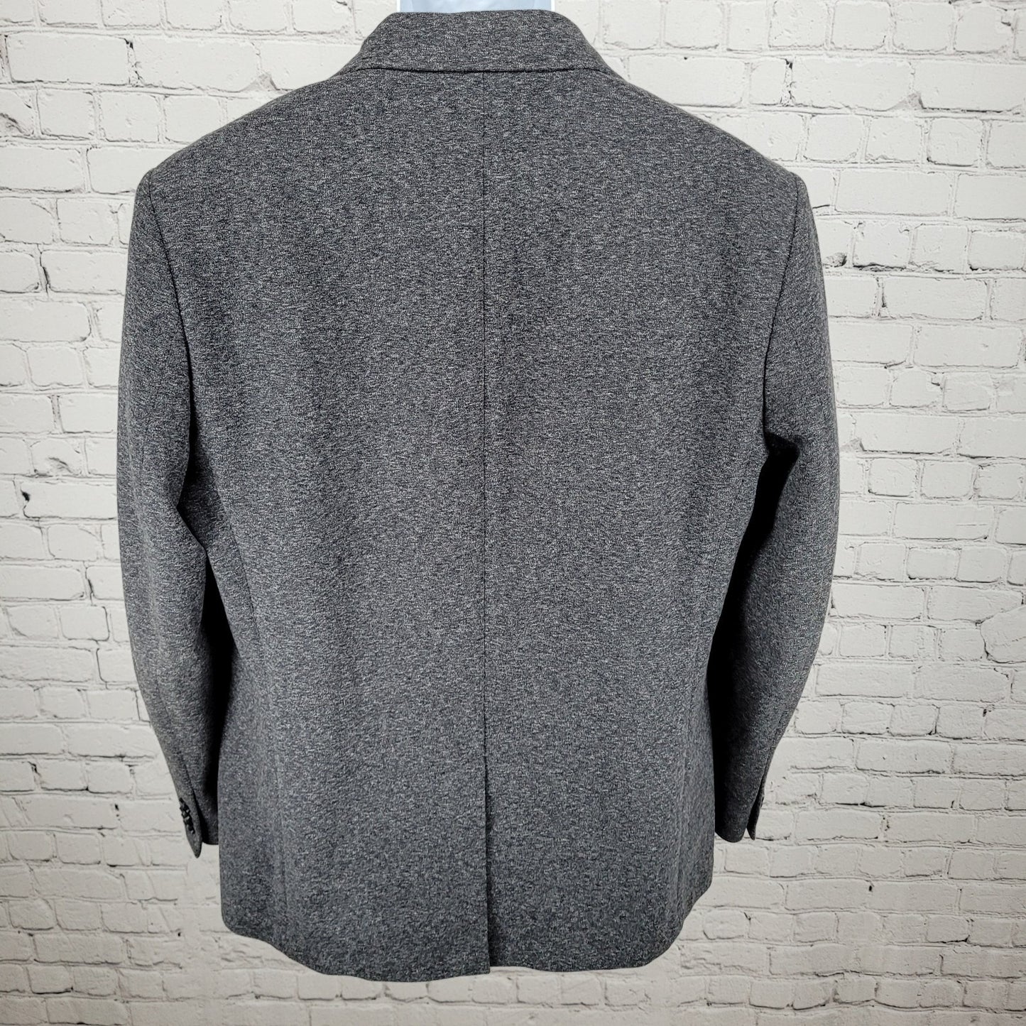 Artefact Dark Grey Heather Knit Stretch Unlined Notch Blazer Jacket Size Large L