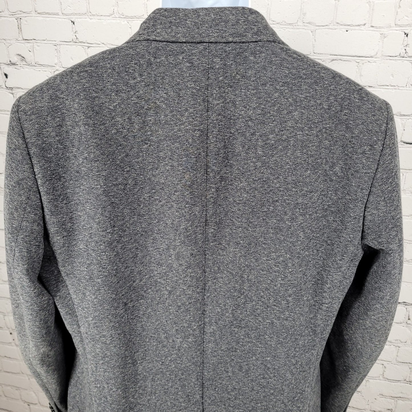 Artefact Dark Grey Heather Knit Stretch Unlined Notch Blazer Jacket Size Large L