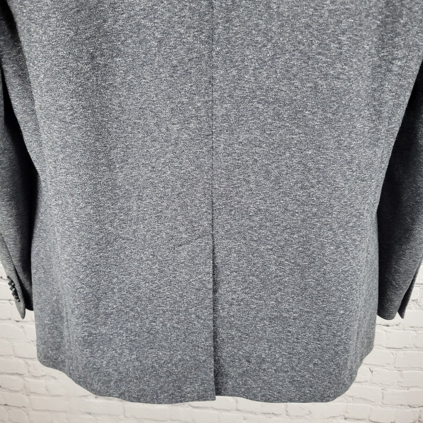 Artefact Dark Grey Heather Knit Stretch Unlined Notch Blazer Jacket Size Large L
