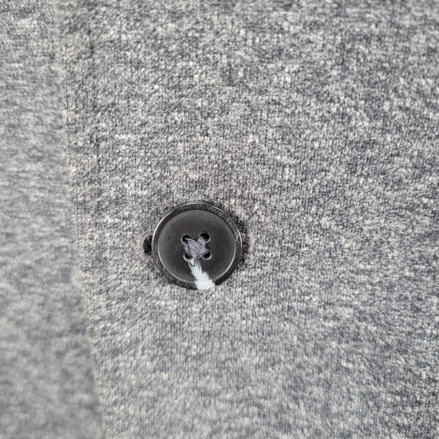 Artefact Dark Grey Heather Knit Stretch Unlined Notch Blazer Jacket Size Large L