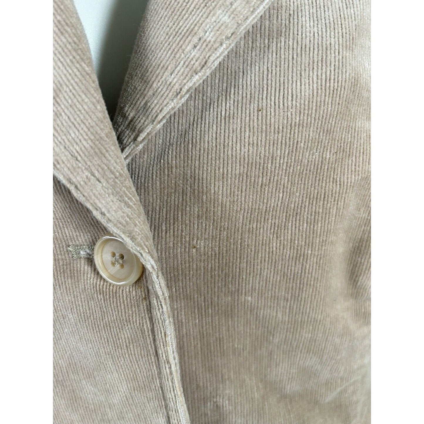 Petite Sophisticate Two Piece Brown Corduroy Women’s Suit Blazer PM Pants 12P