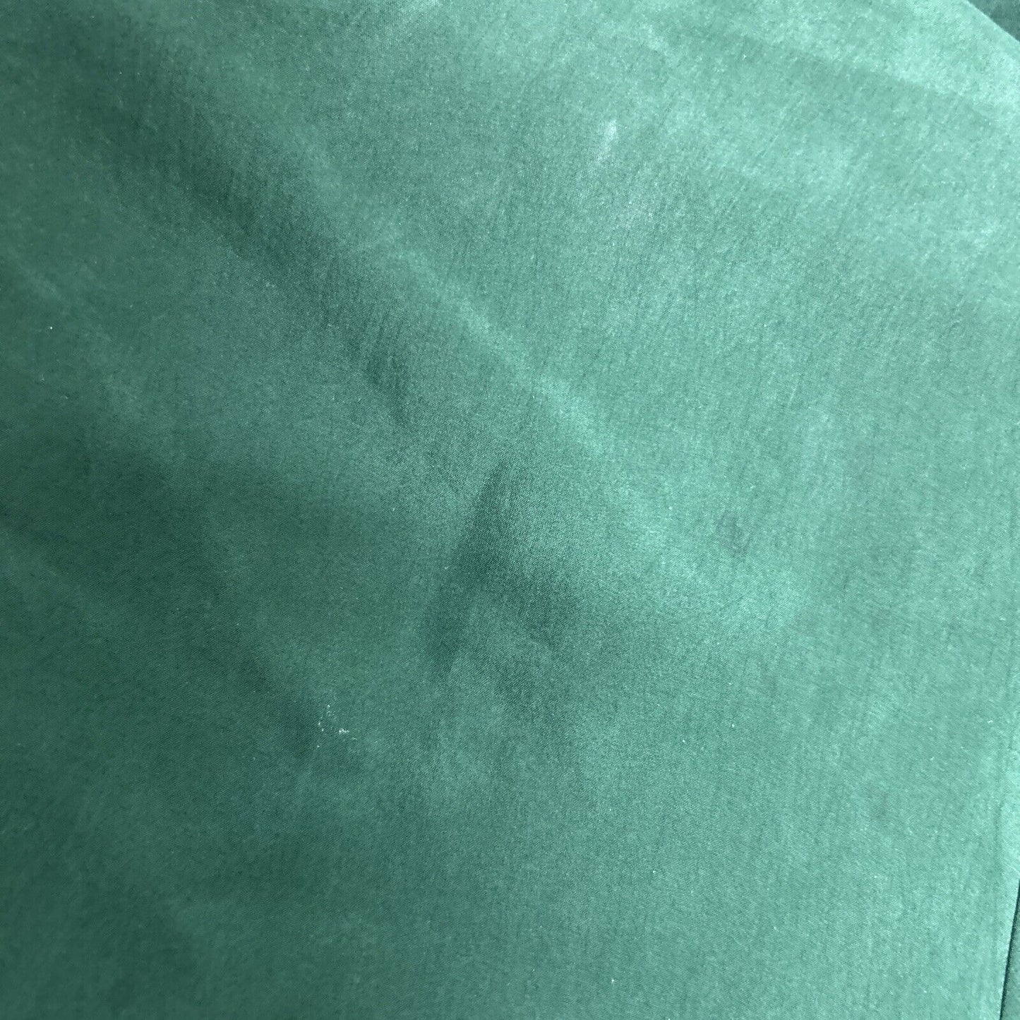 VTG Papell Too 100% Silk Green Short Sleeve Shoulder Pad Back Buttons Dress 12
