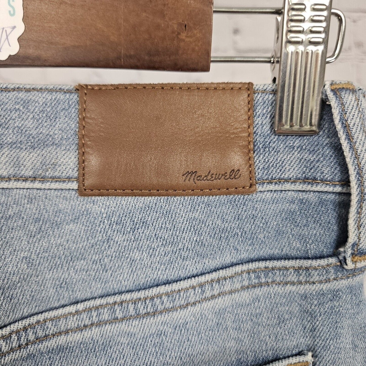 Madewll The Perfect Vintage Jean Light Wash High Rise Distressed Size 25 X 29