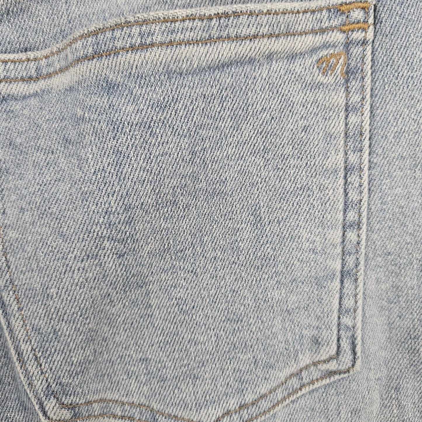 Madewll The Perfect Vintage Jean Light Wash High Rise Distressed Size 25 X 29