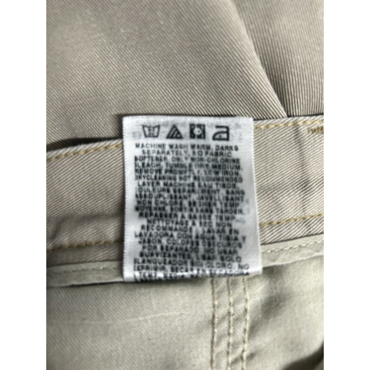 Wrangler Riata Light Tan Straight Leg 100% Cotton Khaki Pants Size 32x32- 95KH