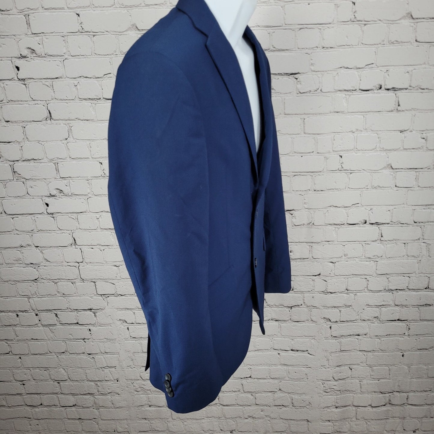 Reaction Kenneth Cole Techni-Cole Blue 2 Button Blazer Sport Coat Size 36R