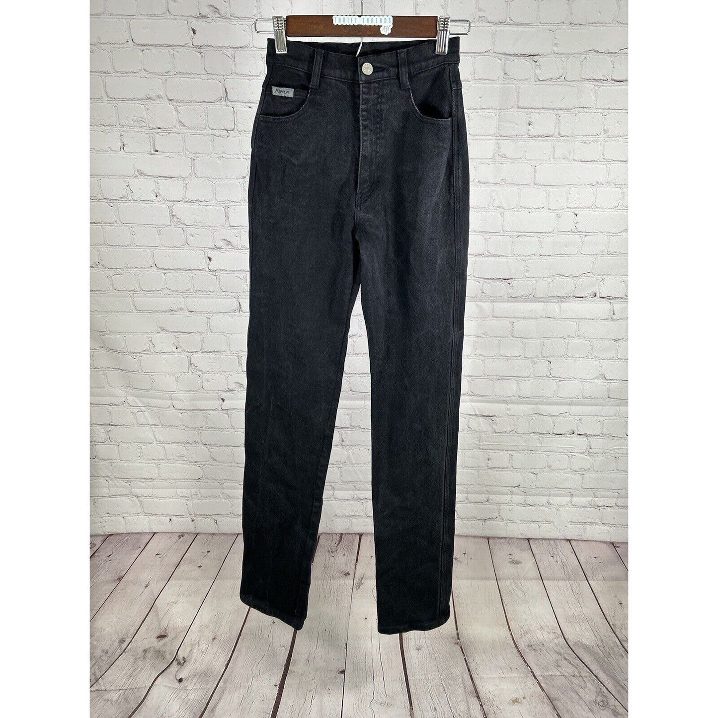 VTG Roper Black Denim High Rise Straight Leg Women’s Western Jeans 5 (23 x 35)