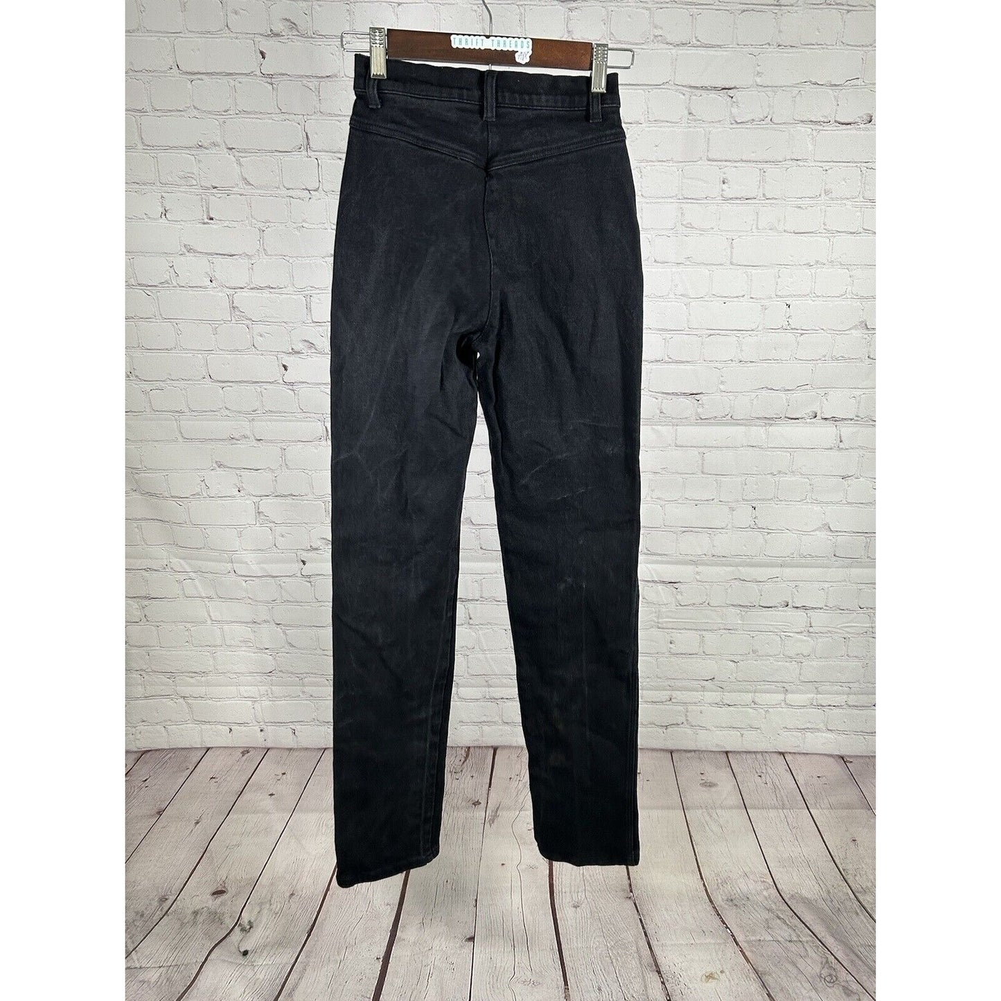 VTG Roper Black Denim High Rise Straight Leg Women’s Western Jeans 5 (23 x 35)