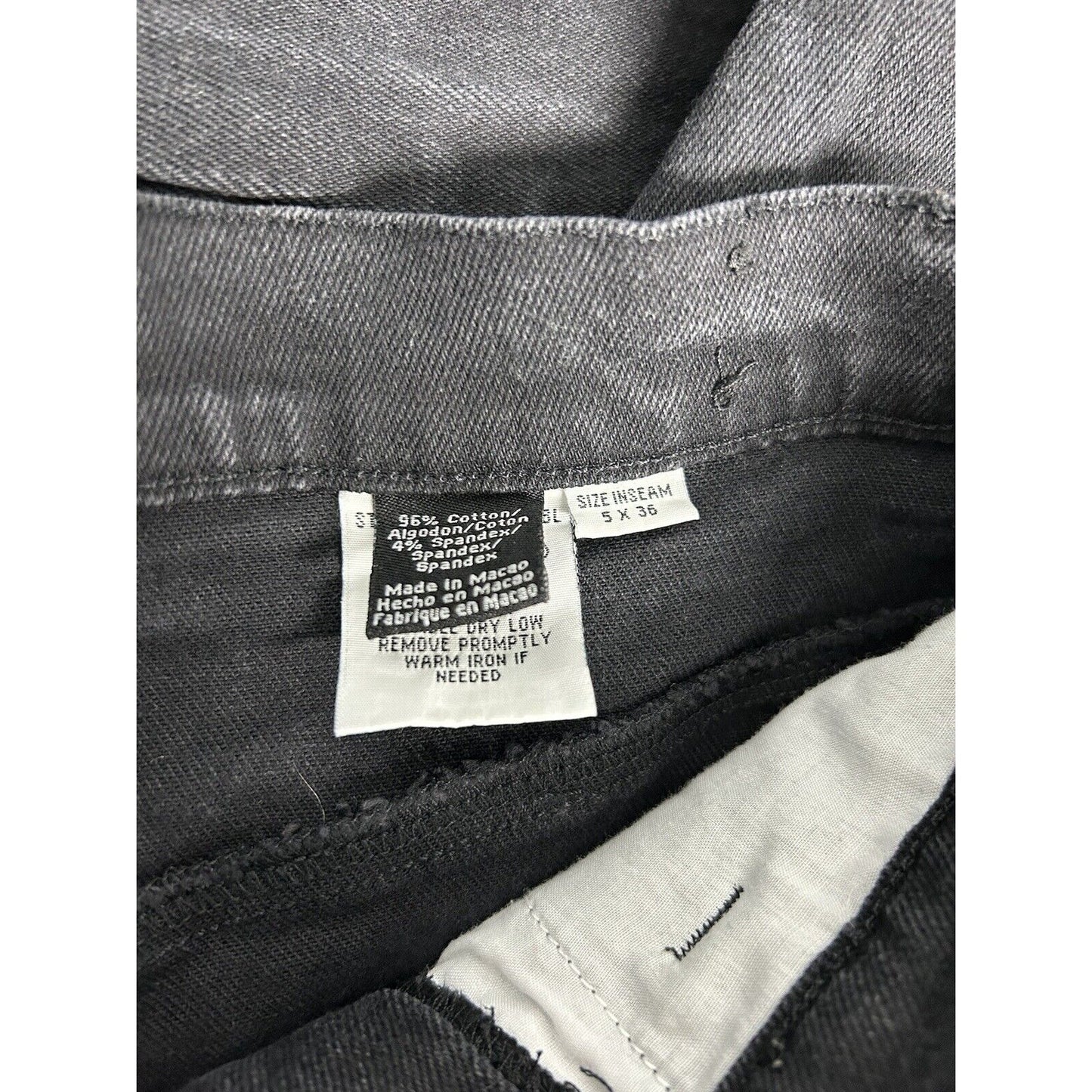 VTG Roper Black Denim High Rise Straight Leg Women’s Western Jeans 5 (23 x 35)