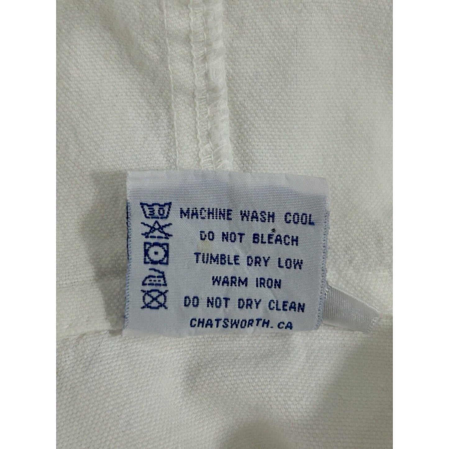 Sea Breeze Of California Off White Cotton USA Made Button Up Jacket Size Small S
