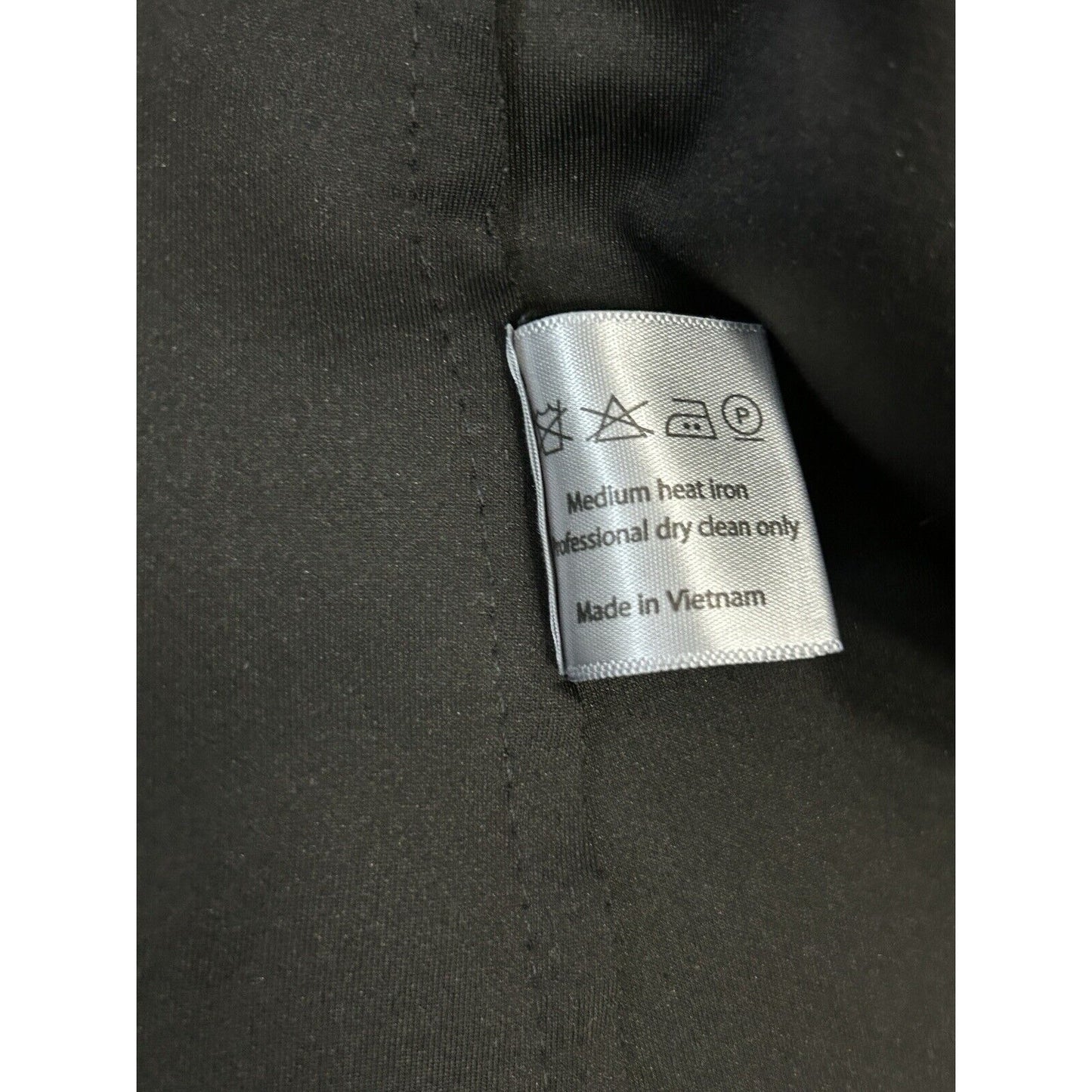 Yaly Couture Black 5 Button Collared Long Sleeve Over Coat Jacket Size Medium M