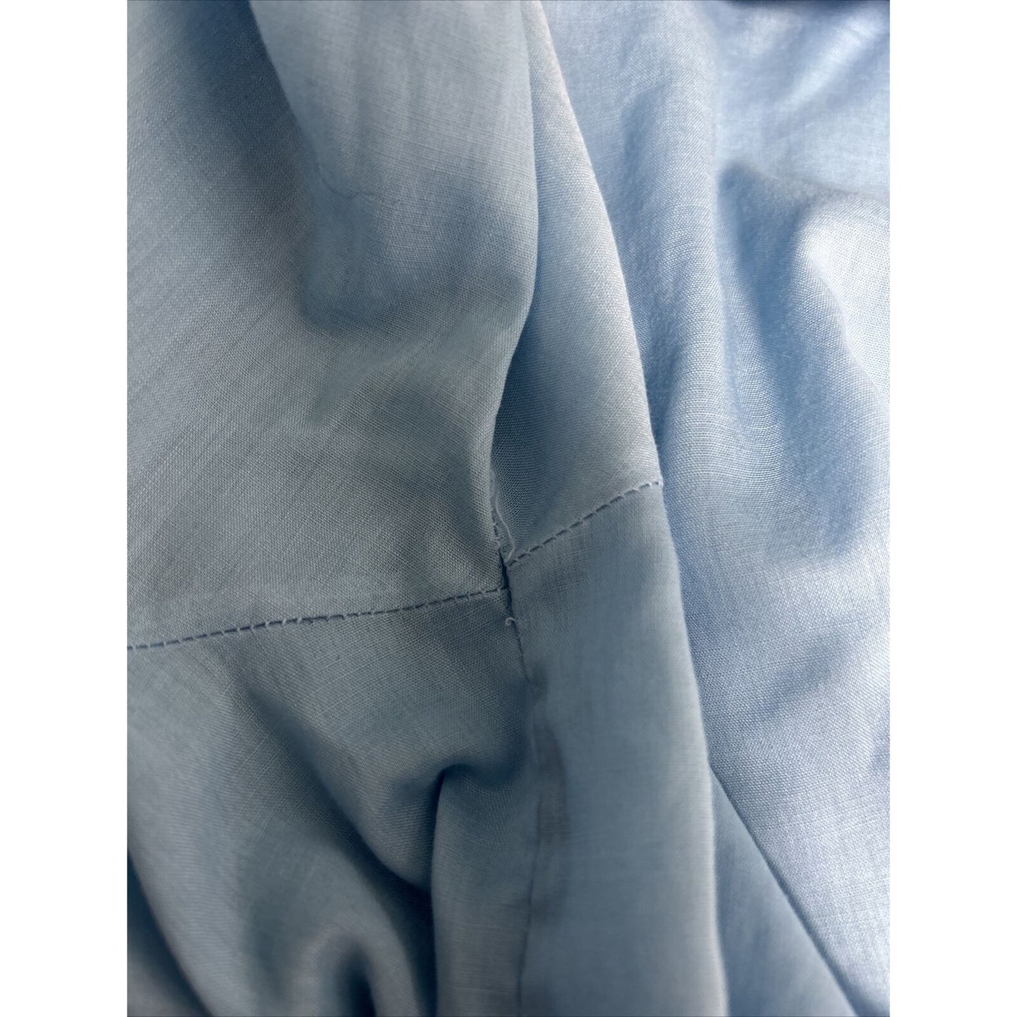 VTG Towncraft JCPenneys Penn-Prest Blue Long Sleeve Button Up Sleep Shirt Men’s M