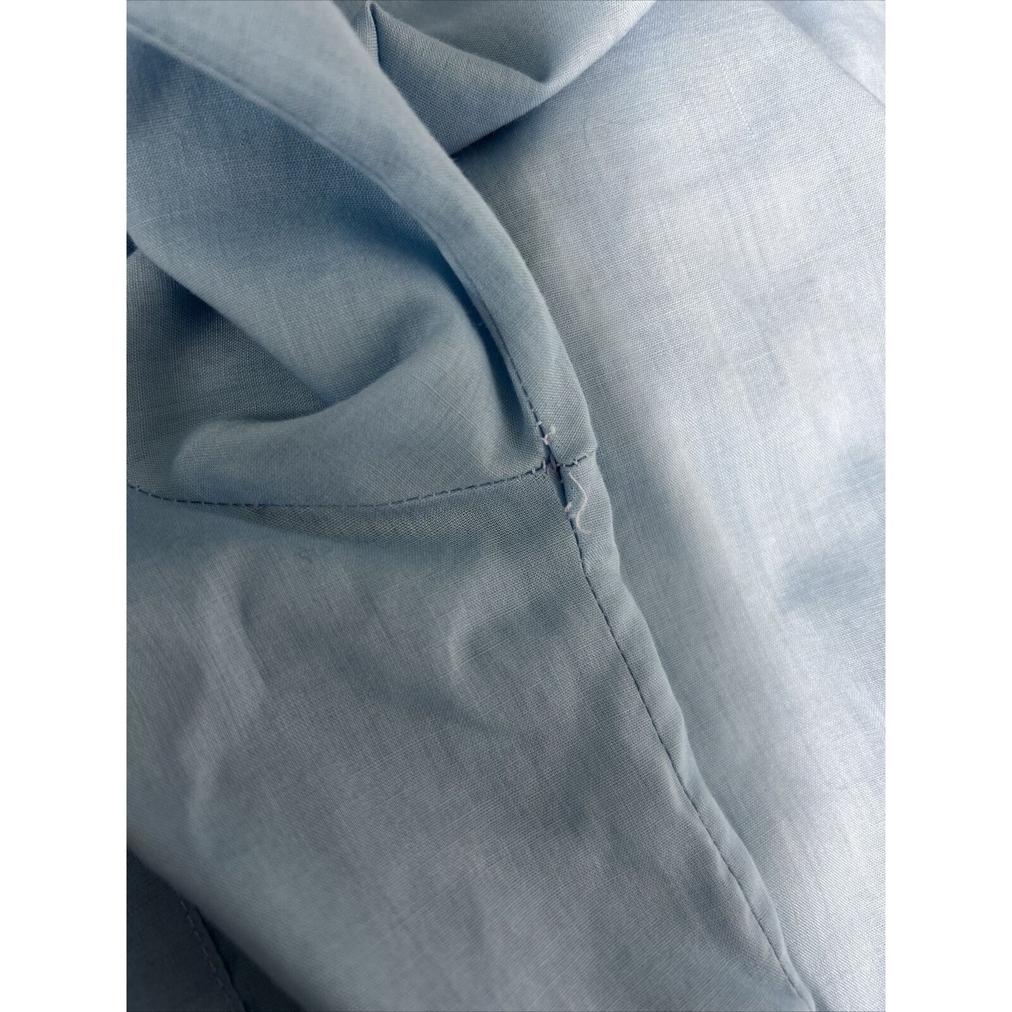 VTG Towncraft JCPenneys Penn-Prest Blue Long Sleeve Button Up Sleep Shirt Men’s M