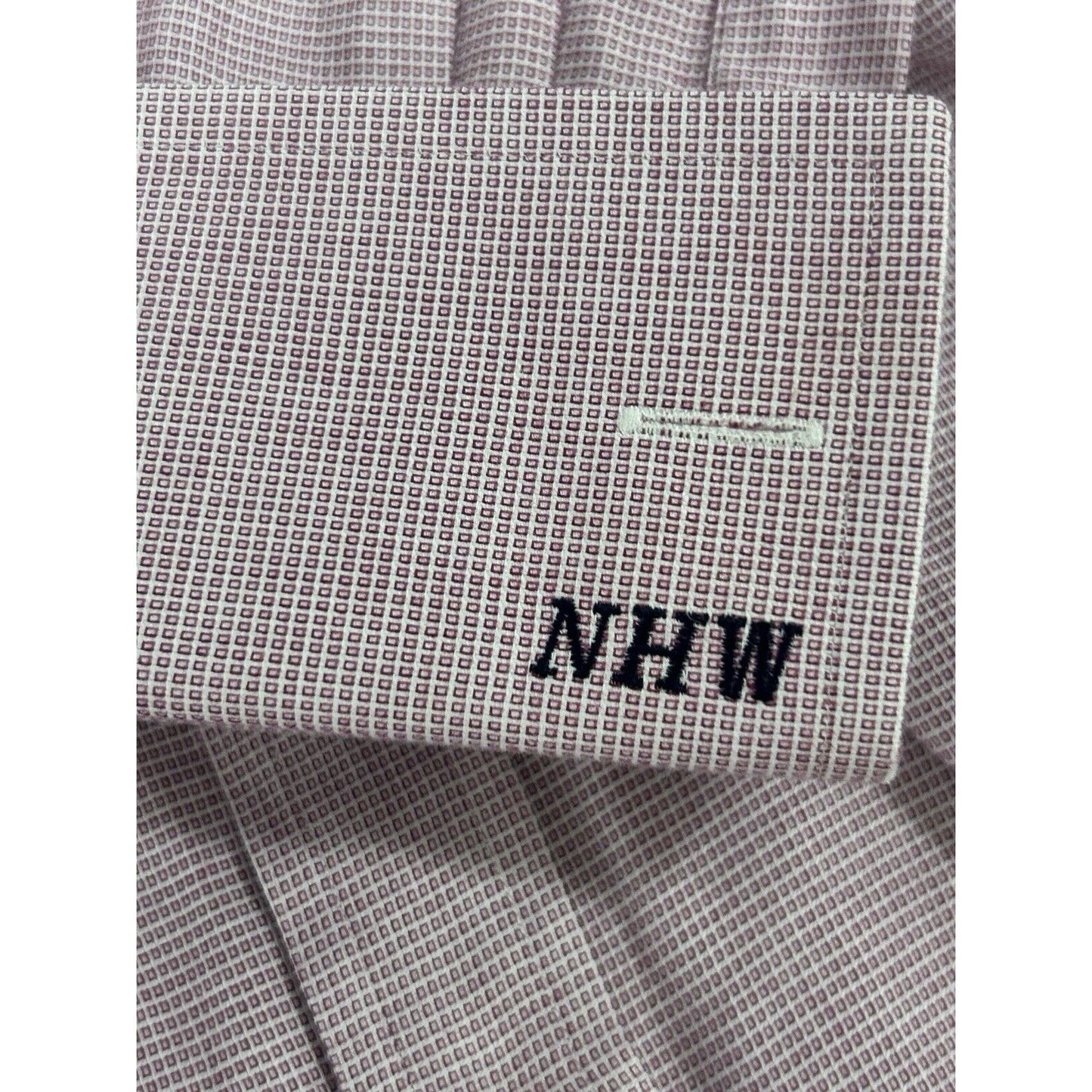 Charles Tyrwhitt Light Red Check Button Up Collared Dress Shirt Men’s Size 2XL