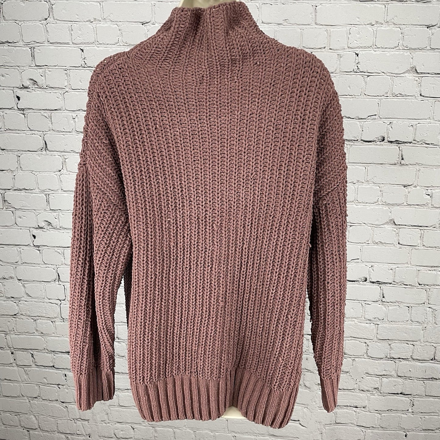 PINK Victoria’s Secret Chunky Knit Oversized Drop Shoulder Sweater Size Small S