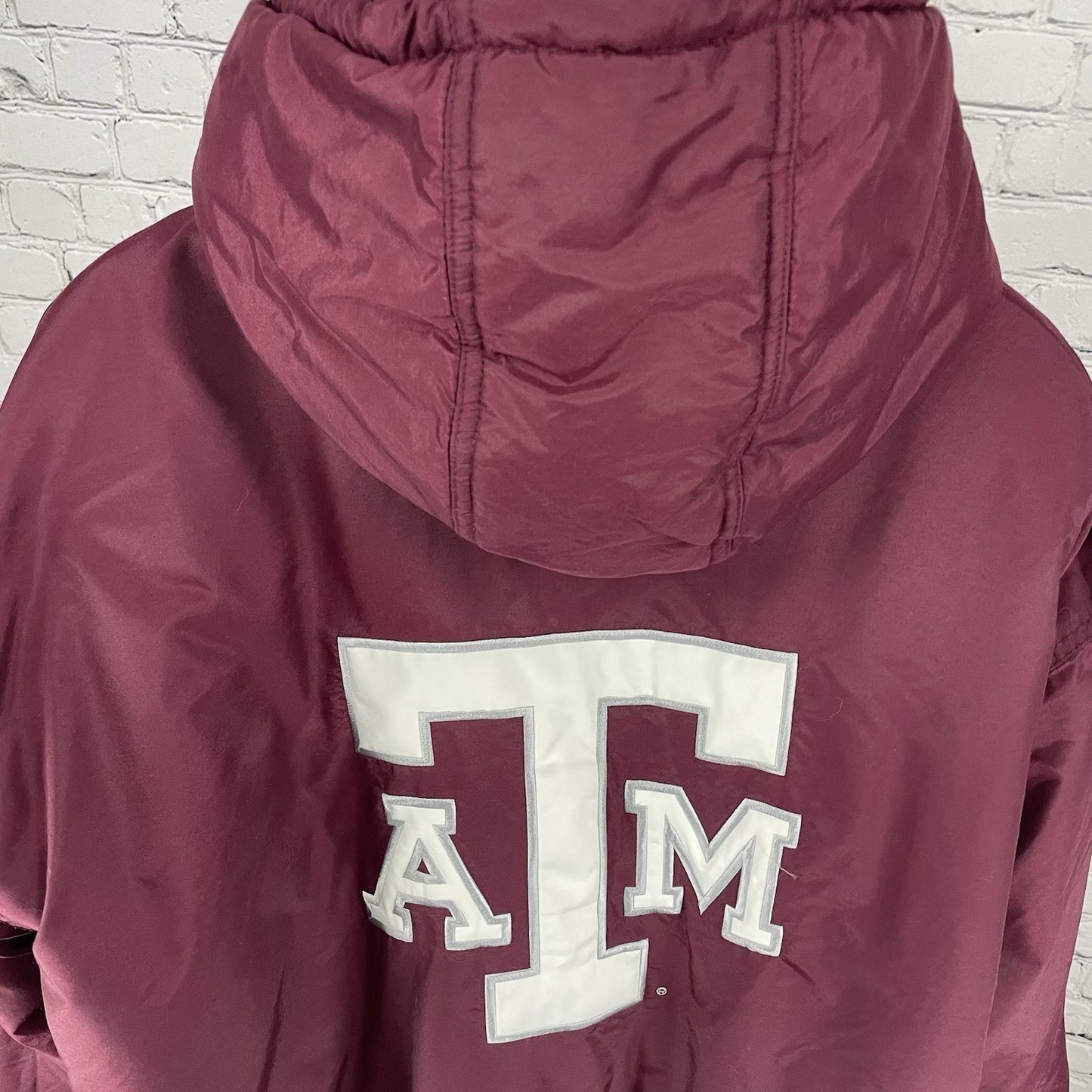 Champs Maroon Texas A&M Aggies Insulated Puffer Hooded Full Zipped Jacket XXL