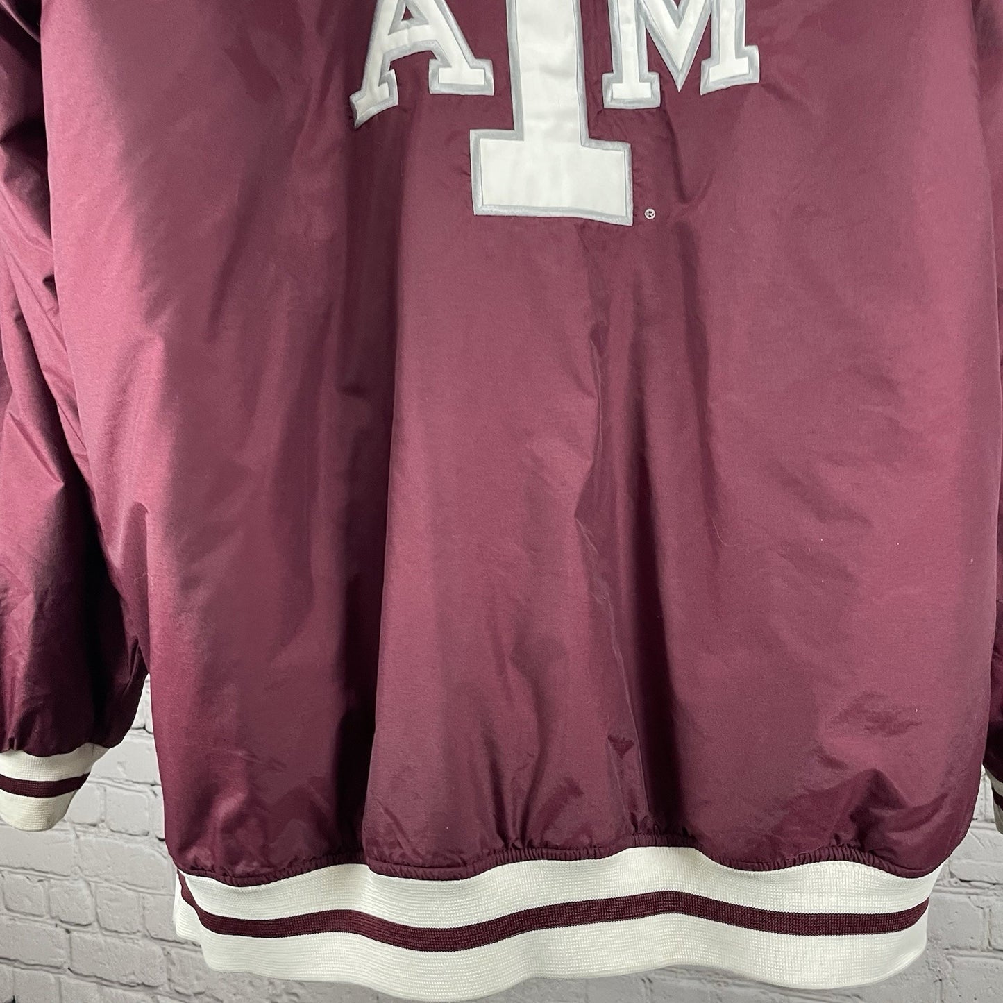 Champs Maroon Texas A&M Aggies Insulated Puffer Hooded Full Zipped Jacket XXL