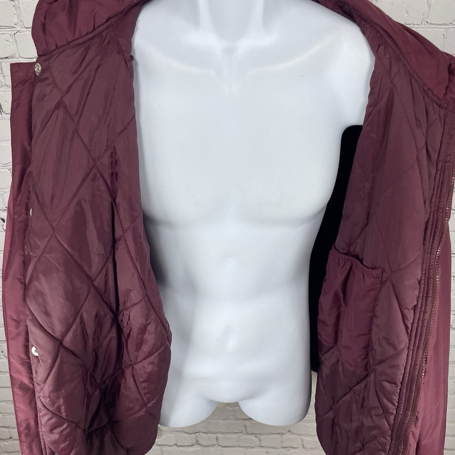 Champs Maroon Texas A&M Aggies Insulated Puffer Hooded Full Zipped Jacket XXL