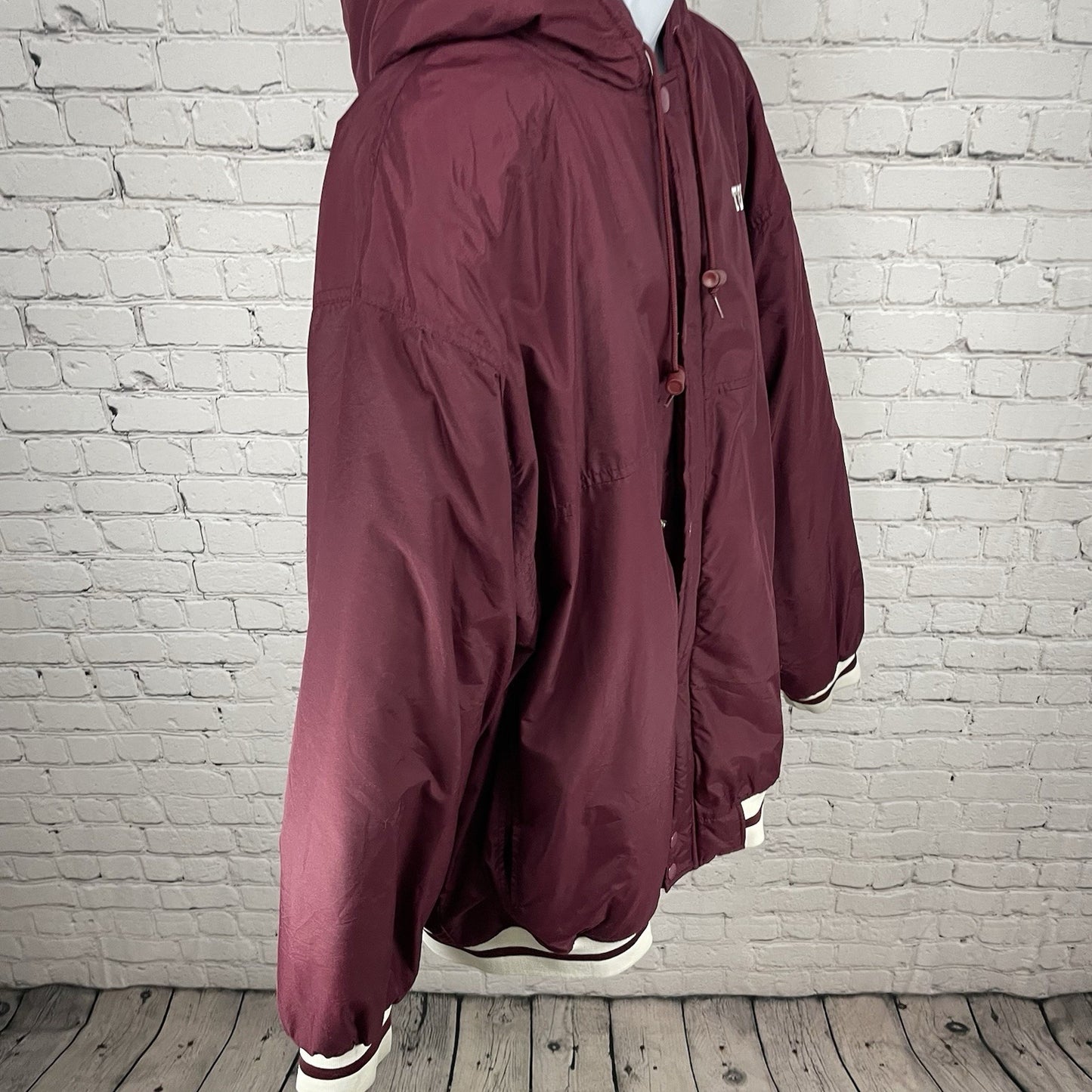 Champs Maroon Texas A&M Aggies Insulated Puffer Hooded Full Zipped Jacket XXL