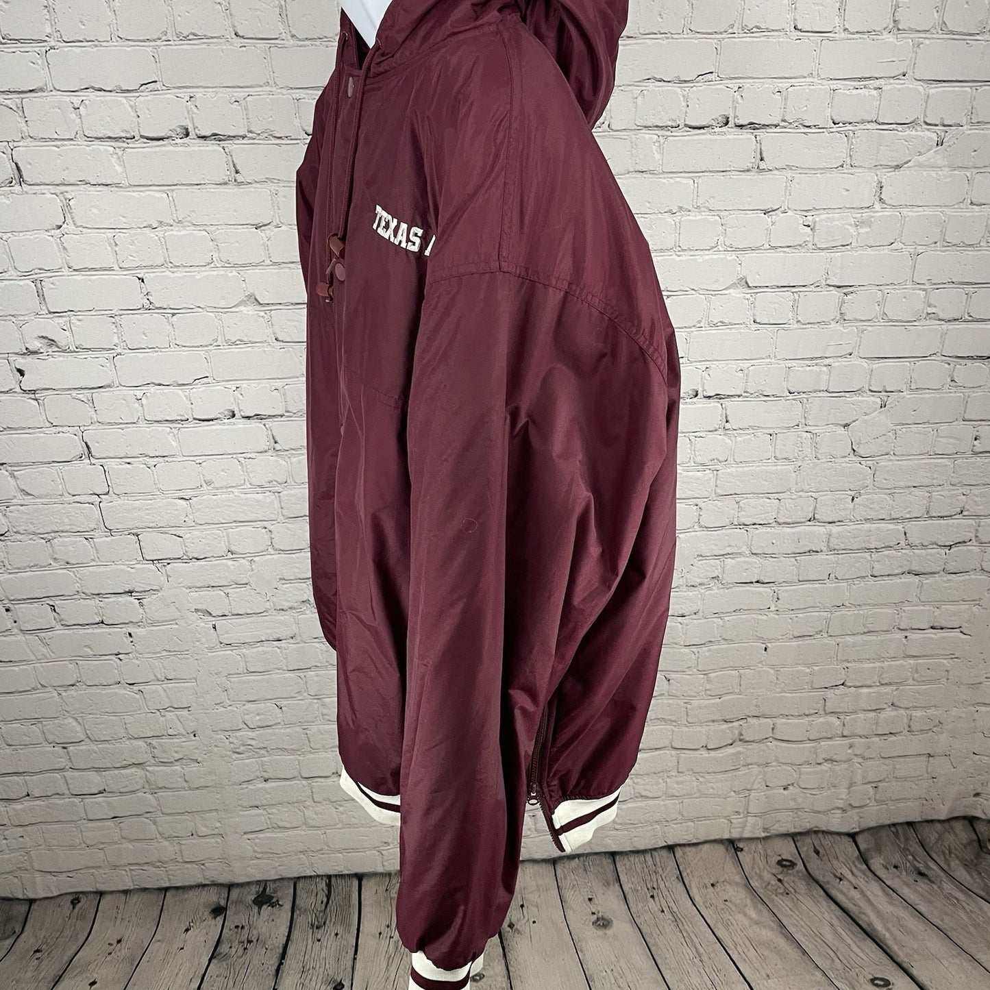 Champs Maroon Texas A&M Aggies Insulated Puffer Hooded Full Zipped Jacket XXL