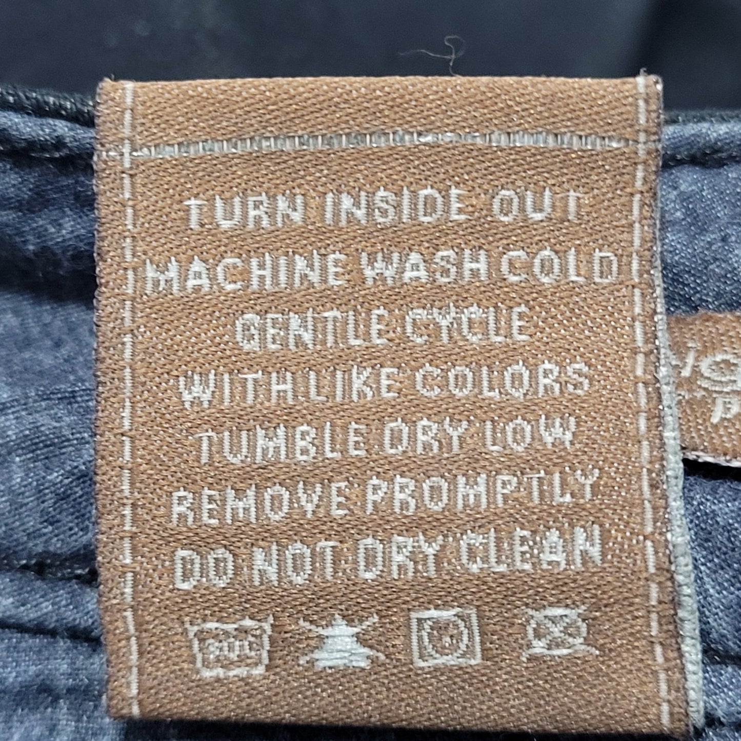 Paige Black Denim Comfort Stretch Blue Heights Low Rise 12” Peg Jeans 27 (30x30)