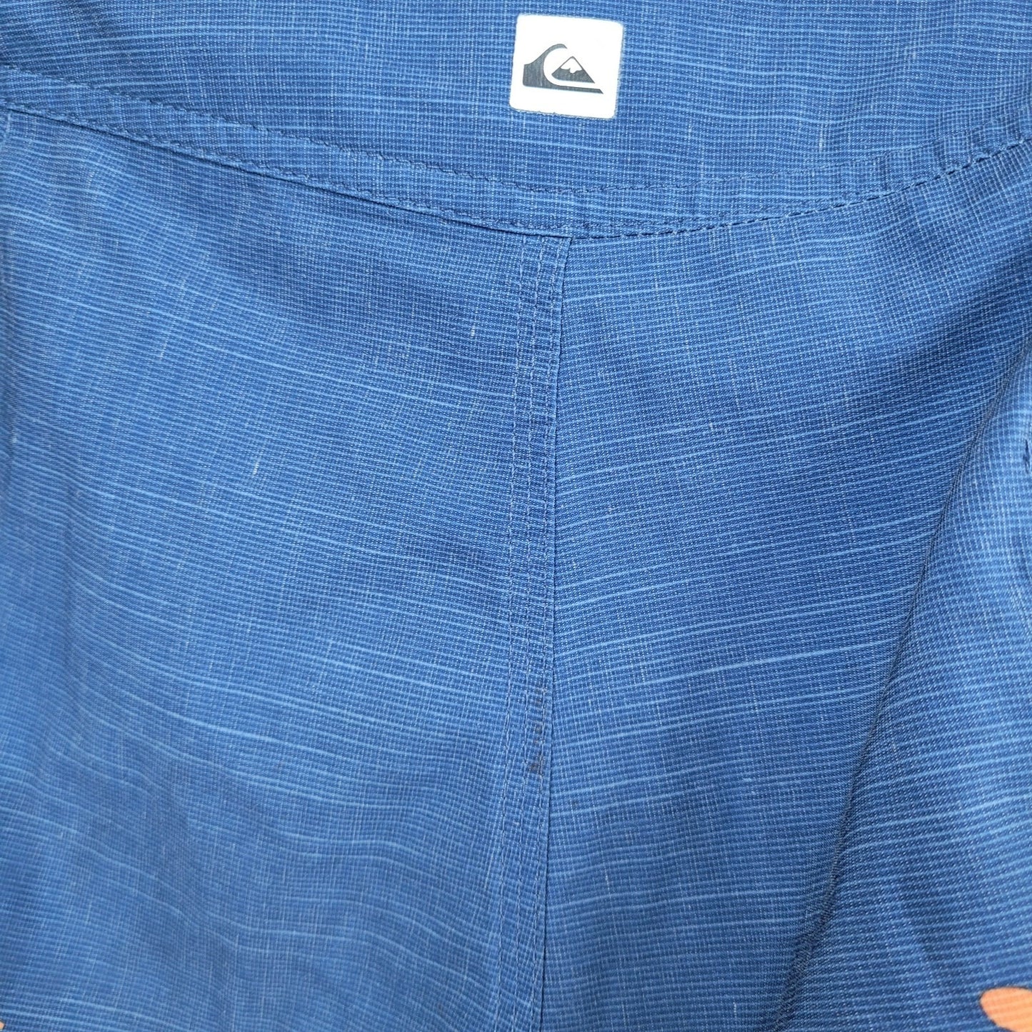 Quiksilver Blue Dry Flight High Line Stretch Board Shorts Swim Trunks Size 32x9